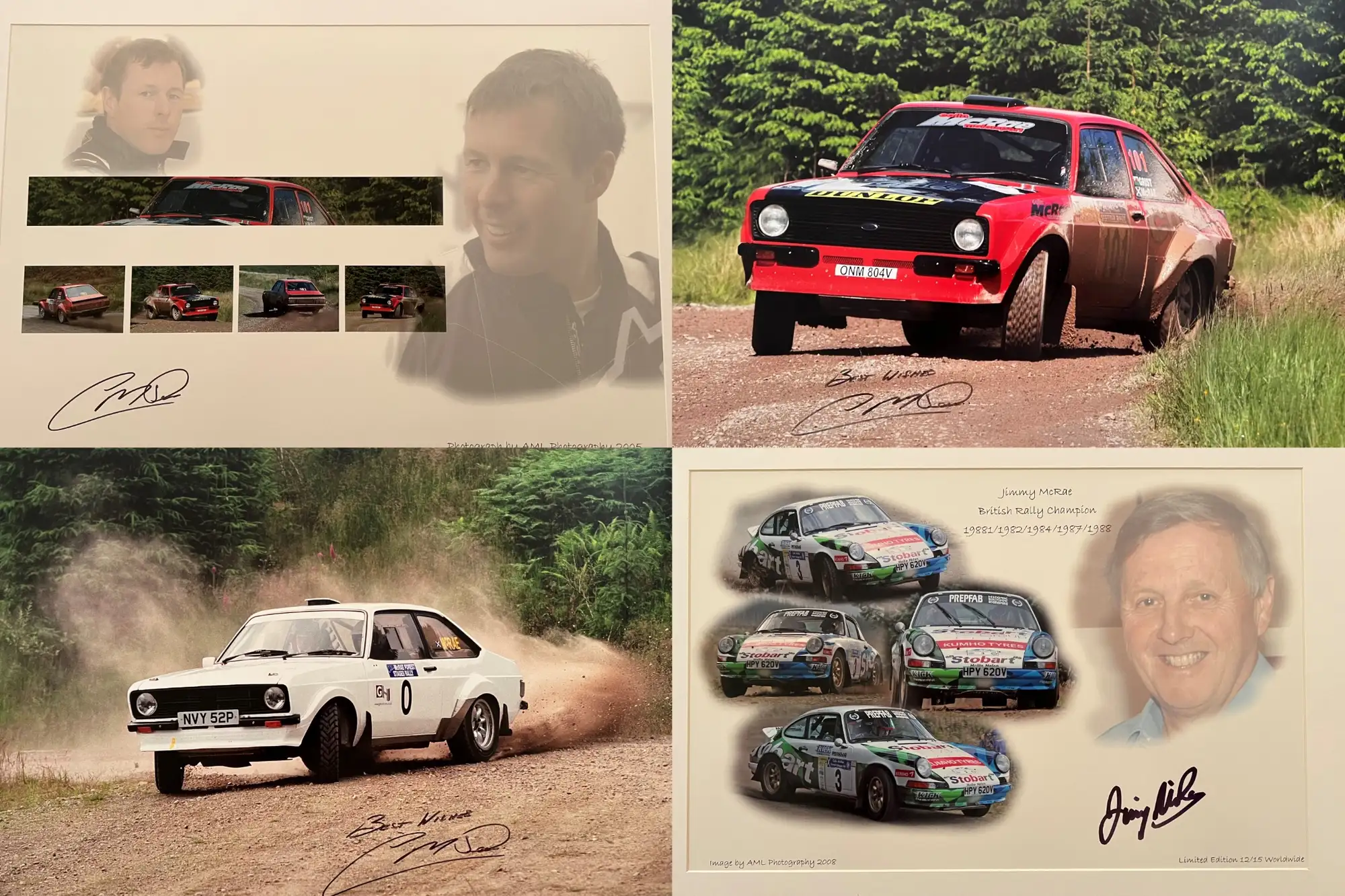 Colin McRae-Signed Photo Driving his Custom Built 2005 Ford -For Sale