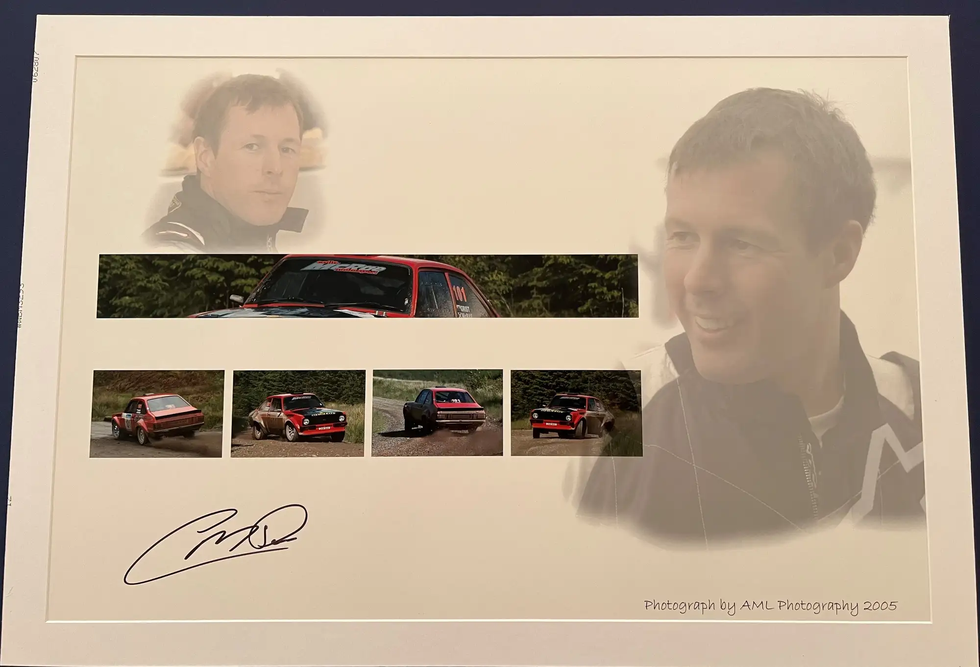 Colin McRae-Signed Photo Driving his Custom Built 2005 Ford -For Sale