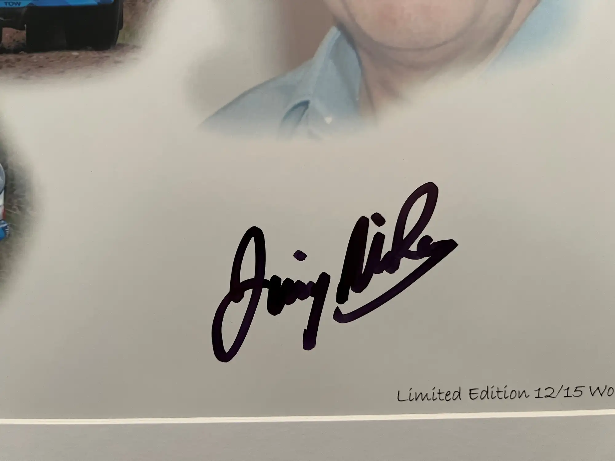 Colin McRae-Signed Photo Driving his Custom Built 2005 Ford -For Sale