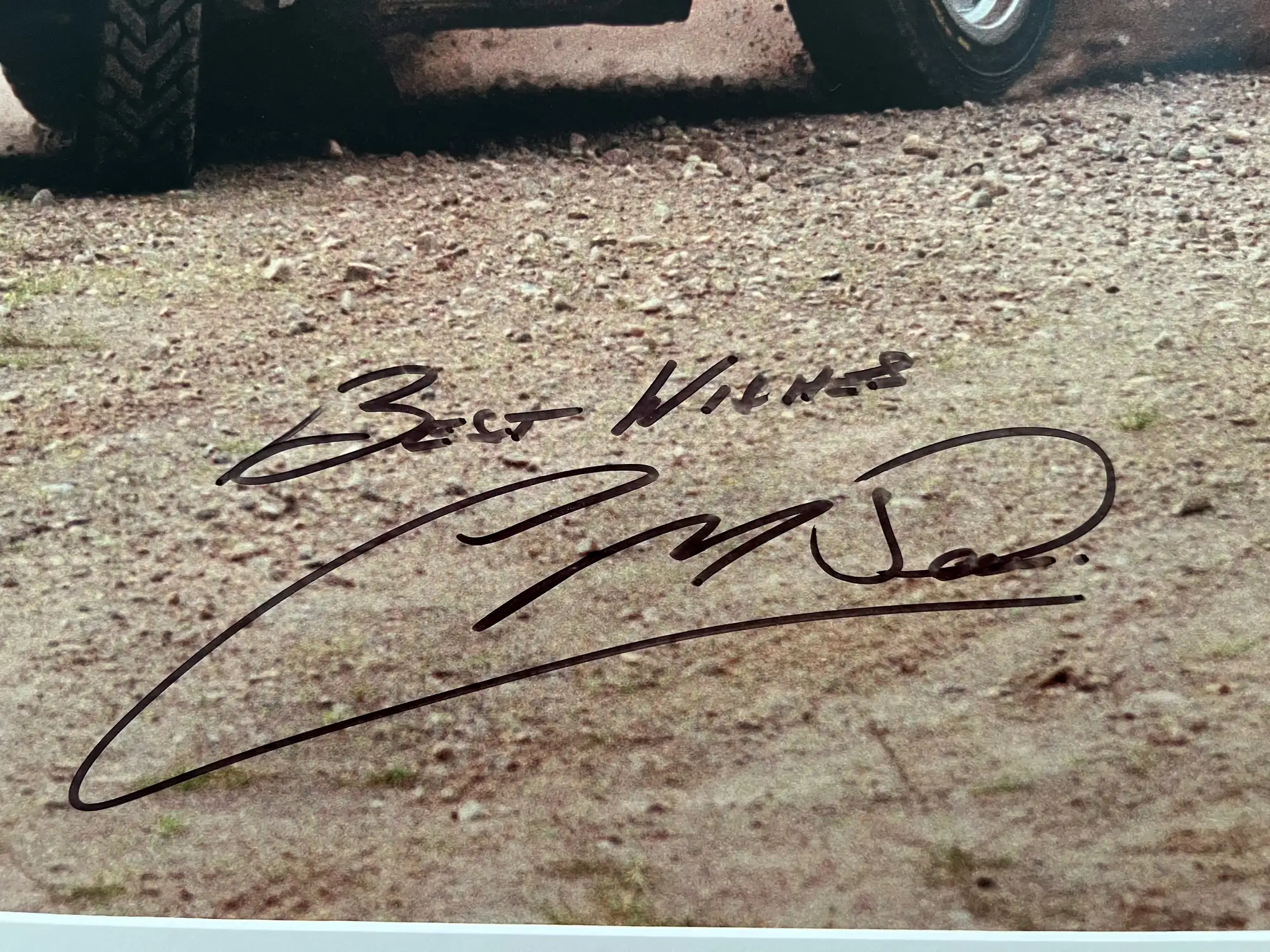Colin McRae-Signed Photo Driving his Custom Built 2005 Ford -For Sale