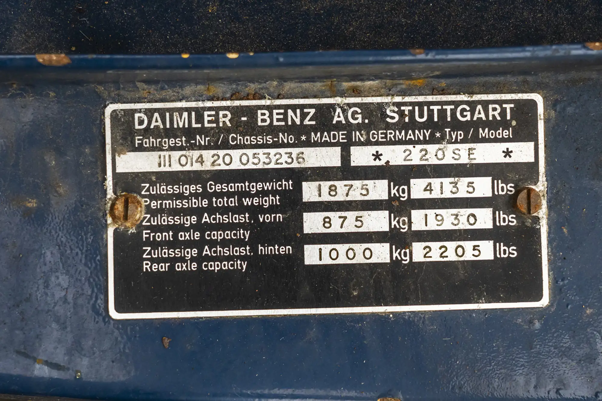 1964 Mercedes-Benz Fintail Historic Rally Car ( W111 )-For Sale