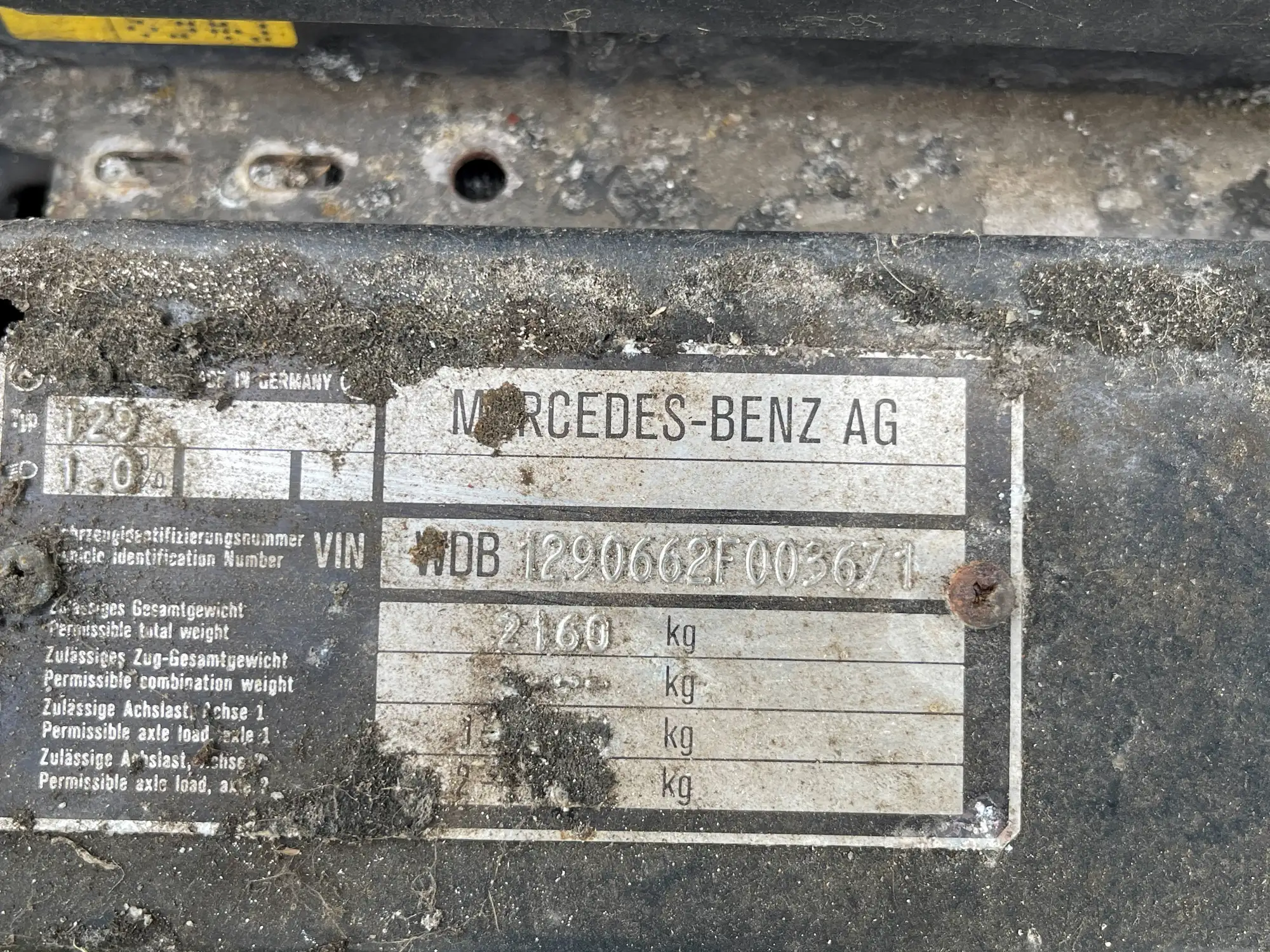 1989 Mercedes-Benz 500SL (R129)-Sold