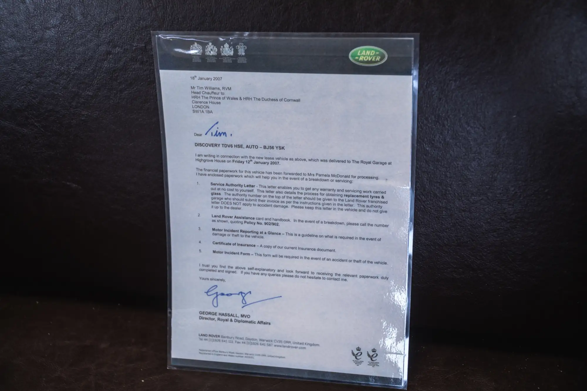 2007 Land Rover Discovery TDV6 HSE A (Ex-Prince Charles)-For Sale