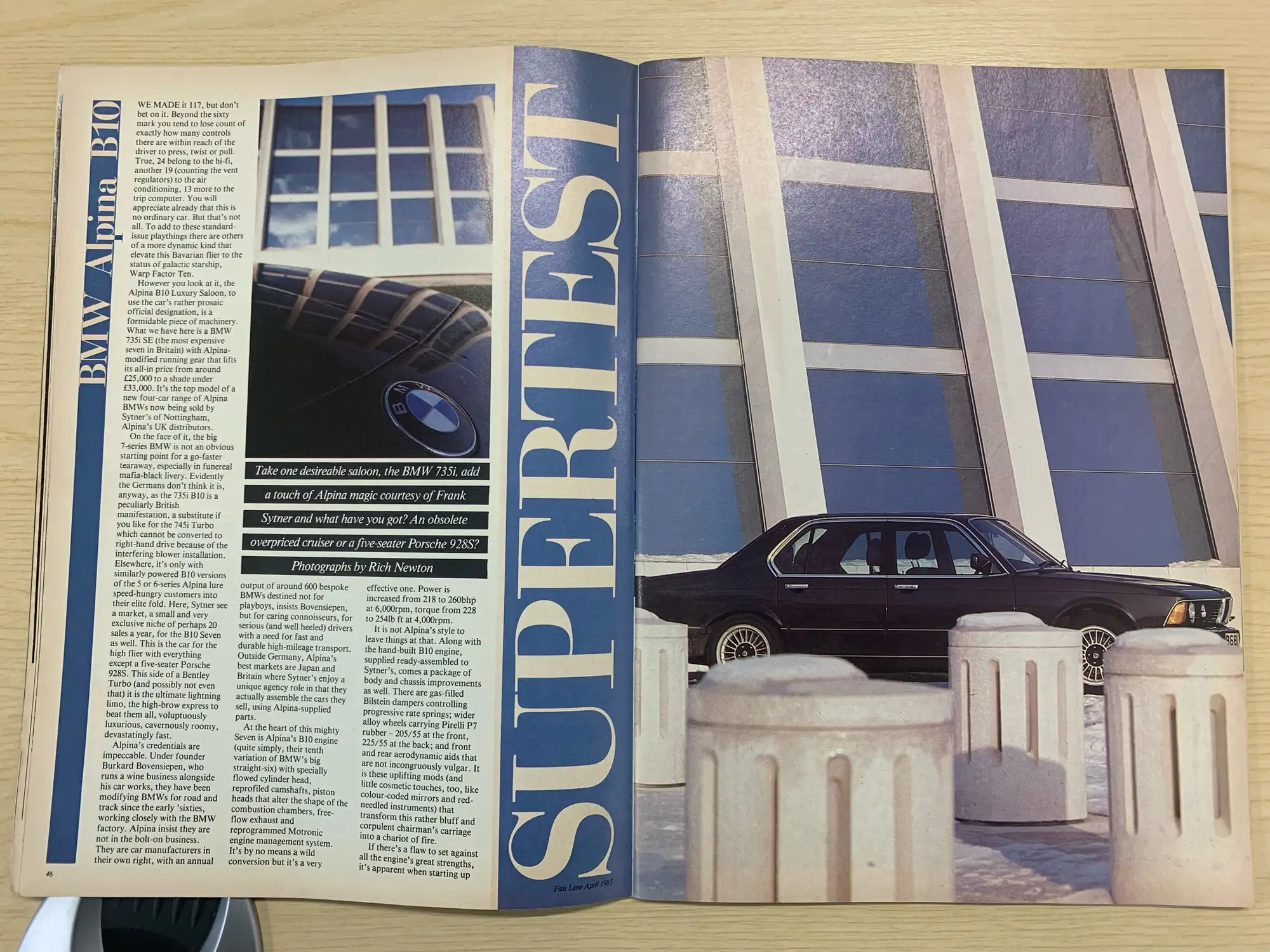 1985 BMW 735 (E23) Alpina B10 3.5  -Sold