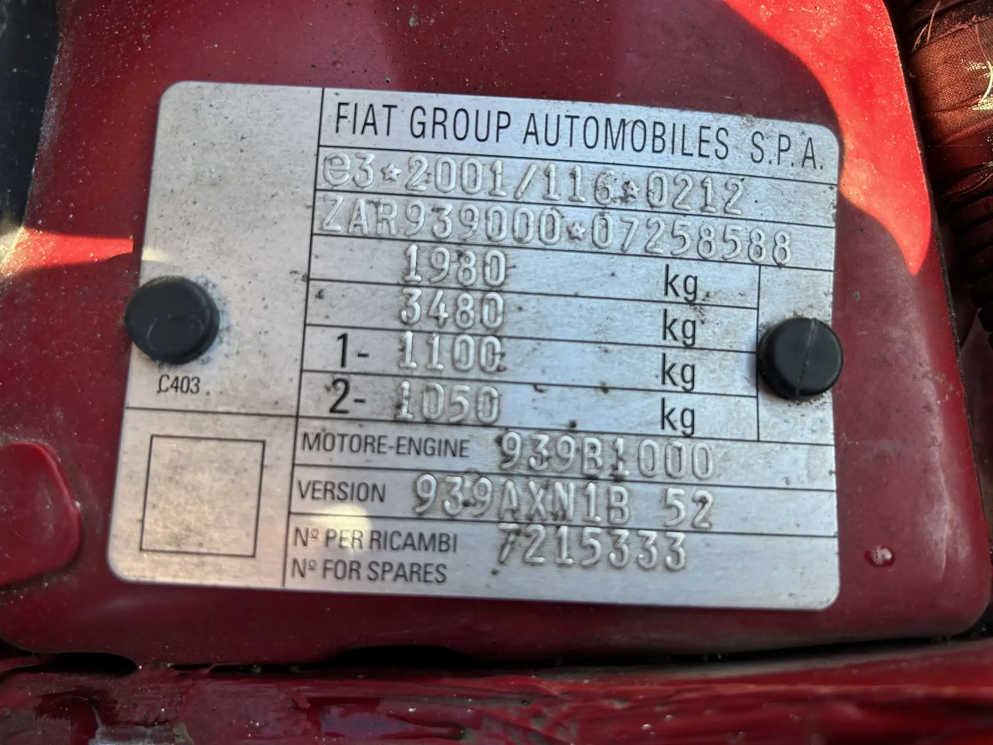 2009 Alfa Romeo 159 TBi-Sold