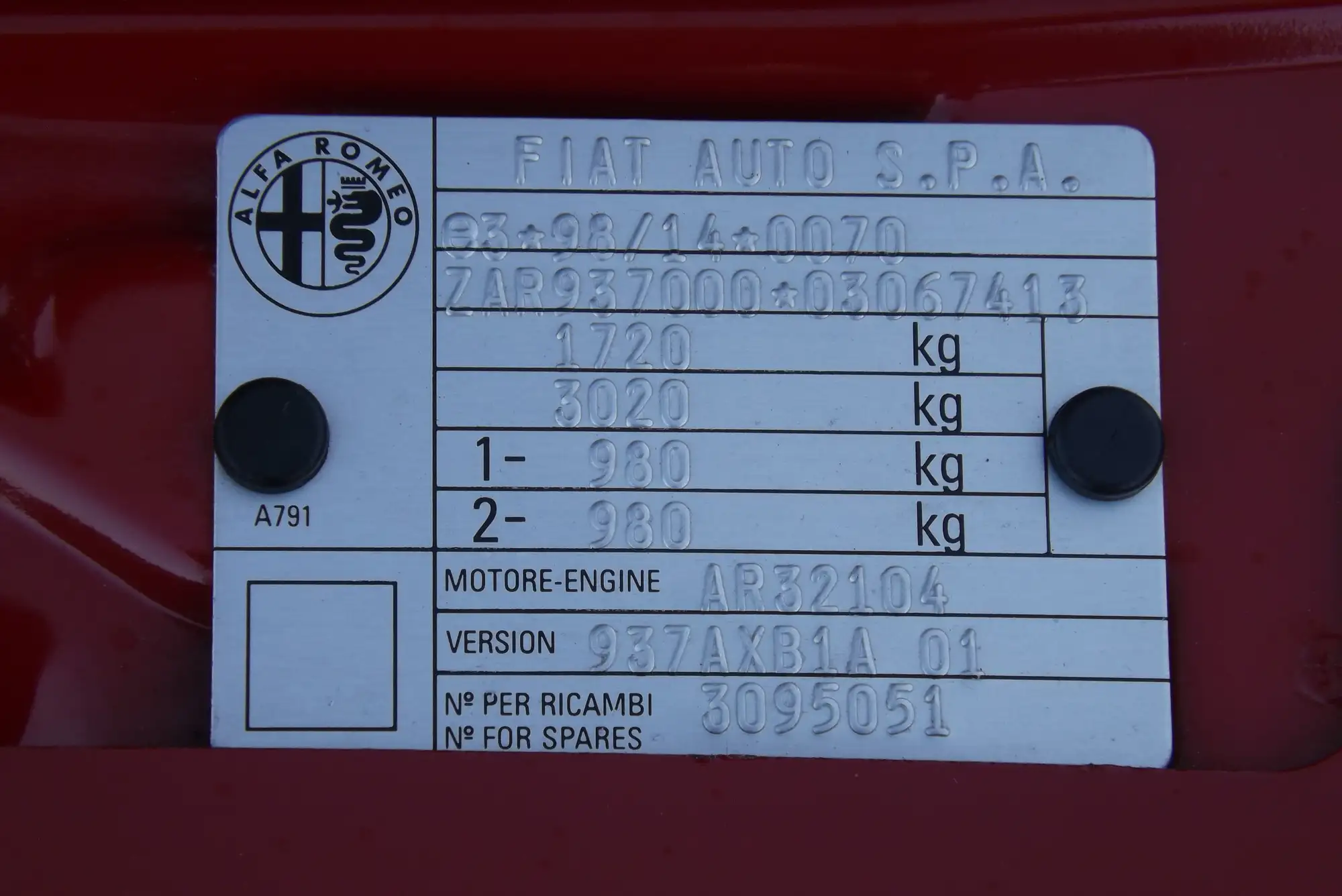 2002 Alfa Romeo 147 1.6 T. Spark - 4,795 miles from new-For Sale