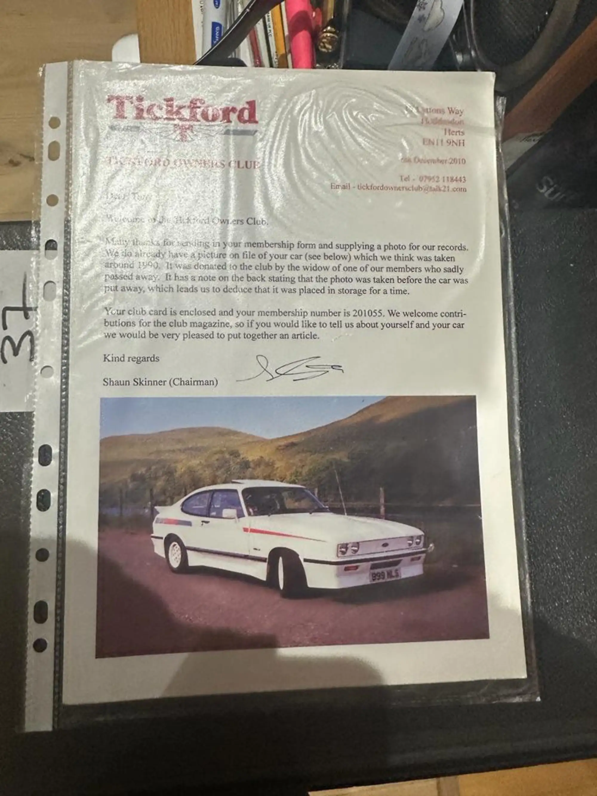 1984 Ford Tickford Capri-For Sale