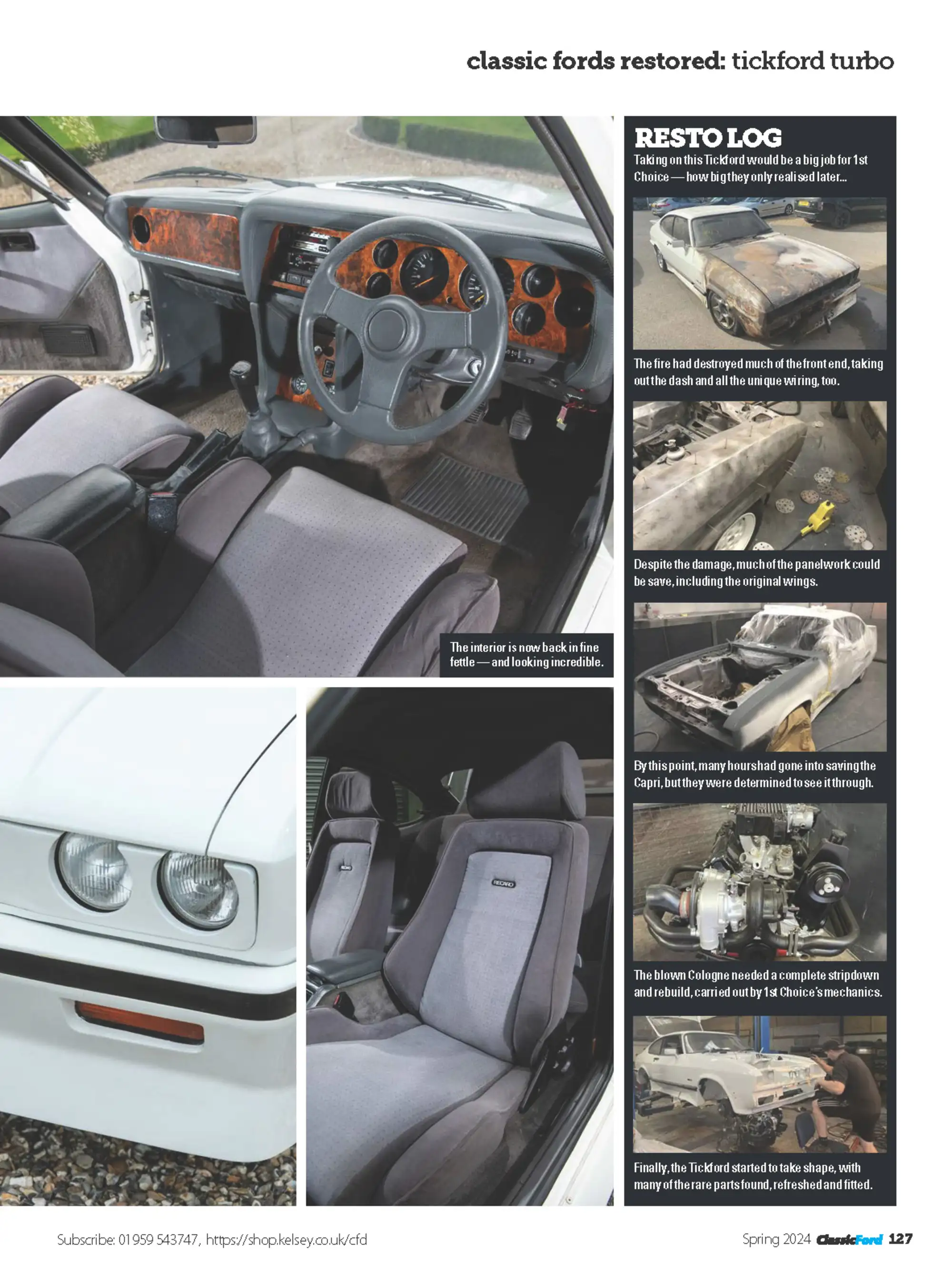 1984 Ford Tickford Capri-For Sale