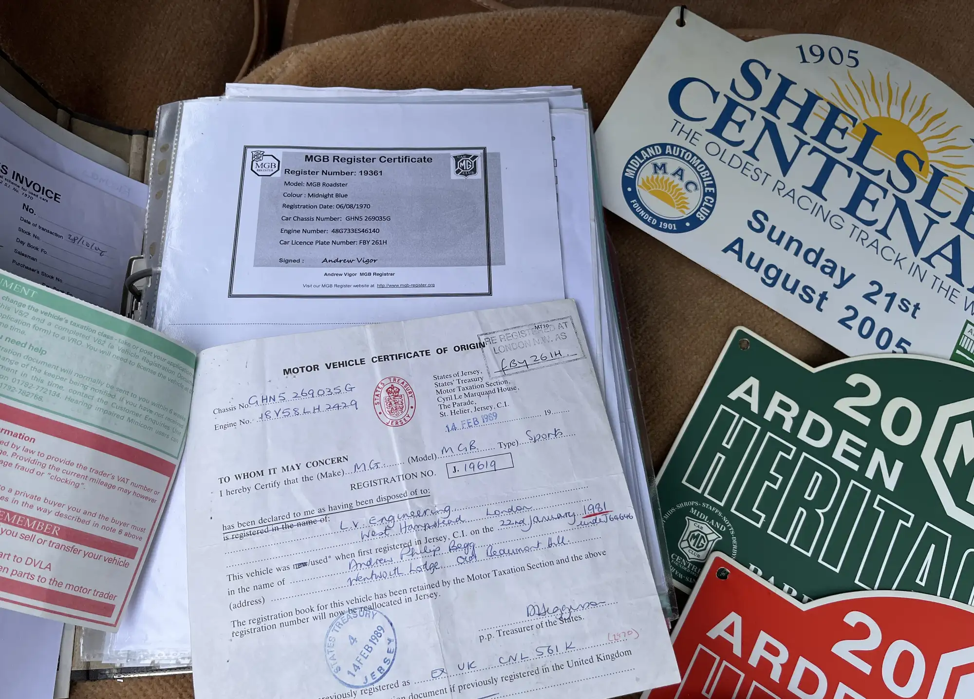 1970 MG B Roadster-Sold