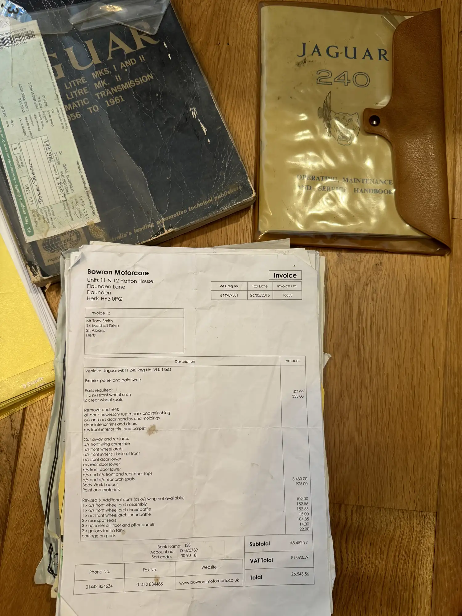 1968 Jaguar 240 Saloon-Sold