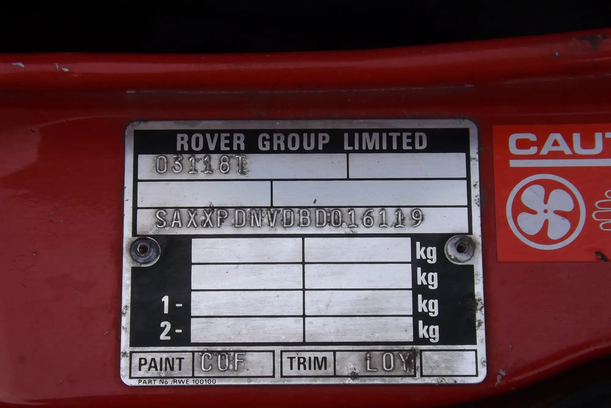 1995 Rover 100 111i-Sold