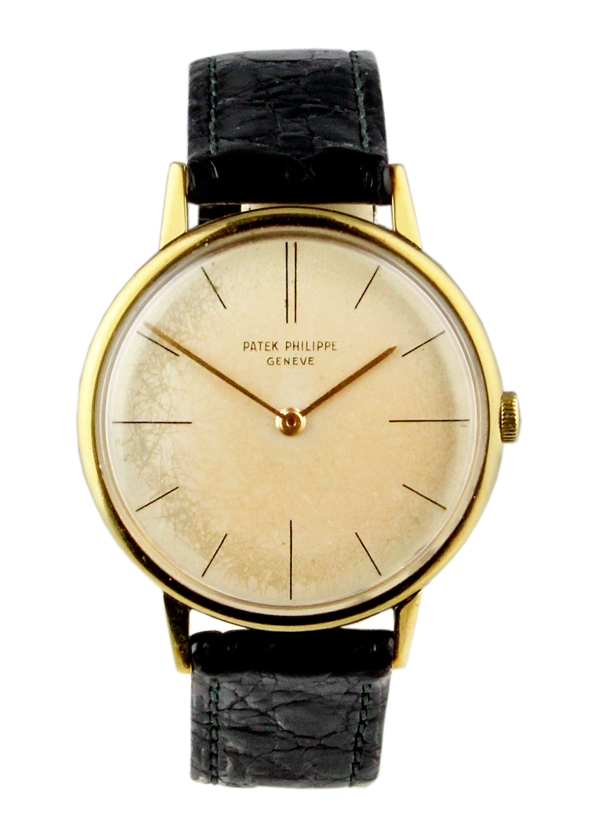  c1958 Patek Philippe 18ct Gold Manual Wind. Complete with A-Sold