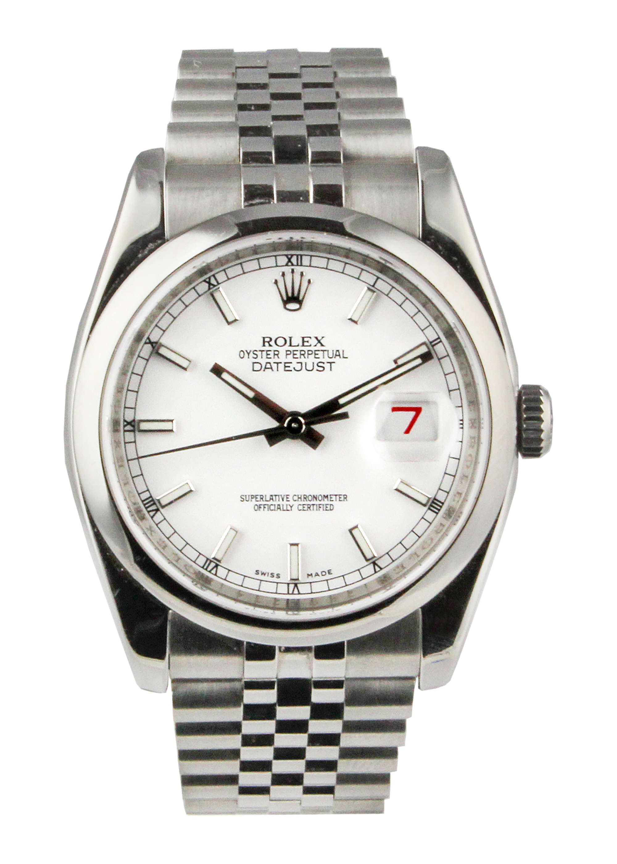 2006 Rolex Datejust 'New Model' Stainless Steel. Complete wi-Auction Lot