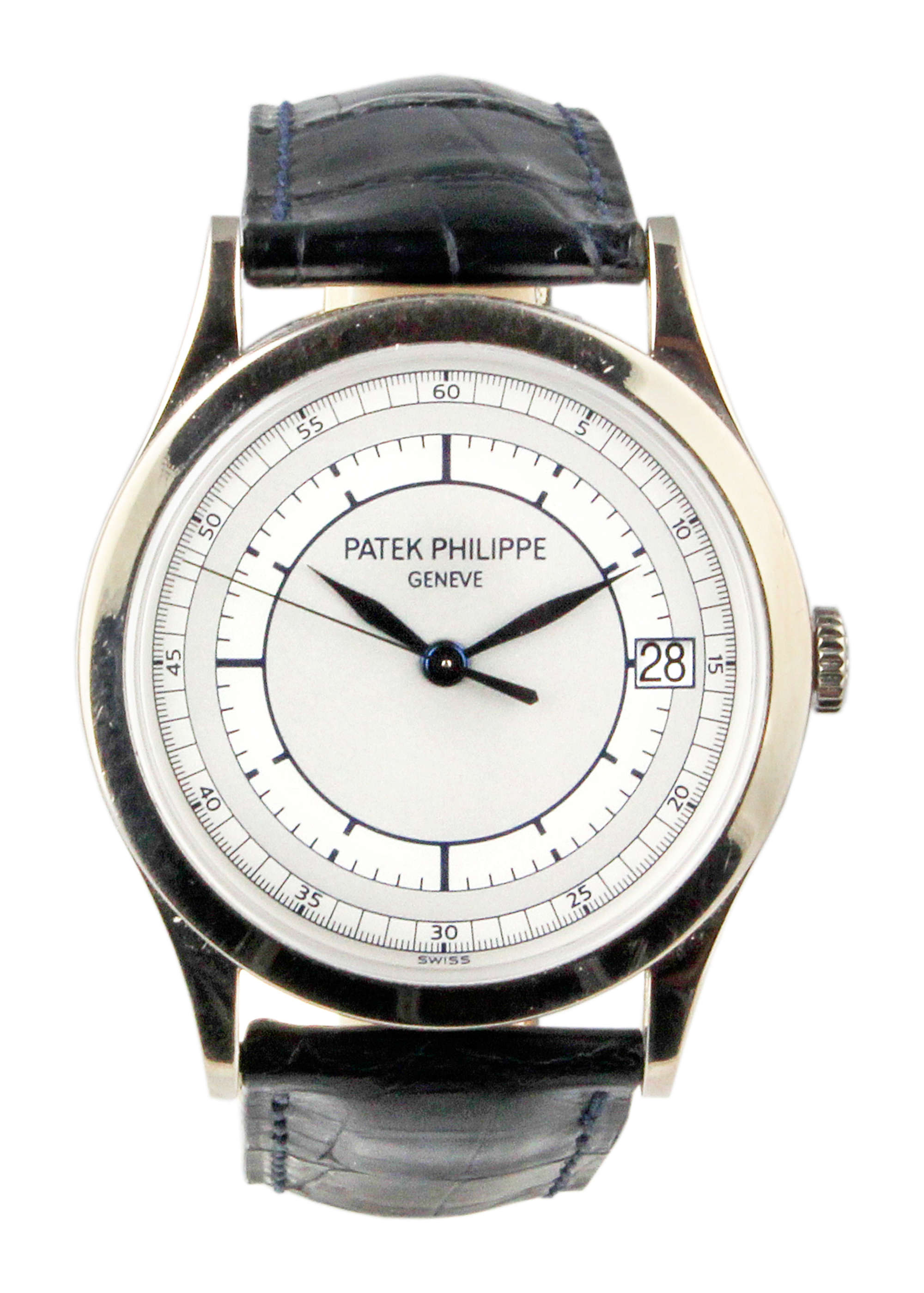 2006 Patek Philippe Calatrava 5296 Automatic with Rail Dial.-Sold
