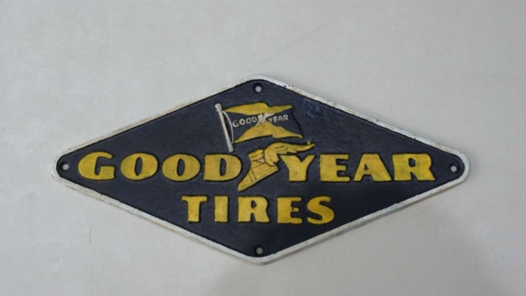 'Goodyear Tyres' plaque.-Sold