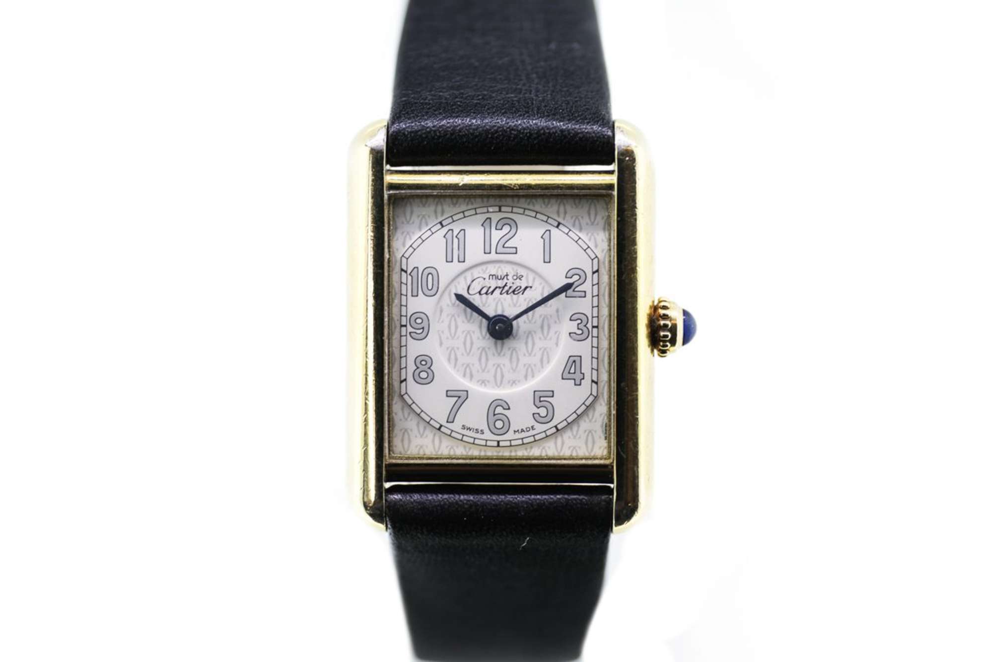 Cartier Tank in silver gilt-Sold