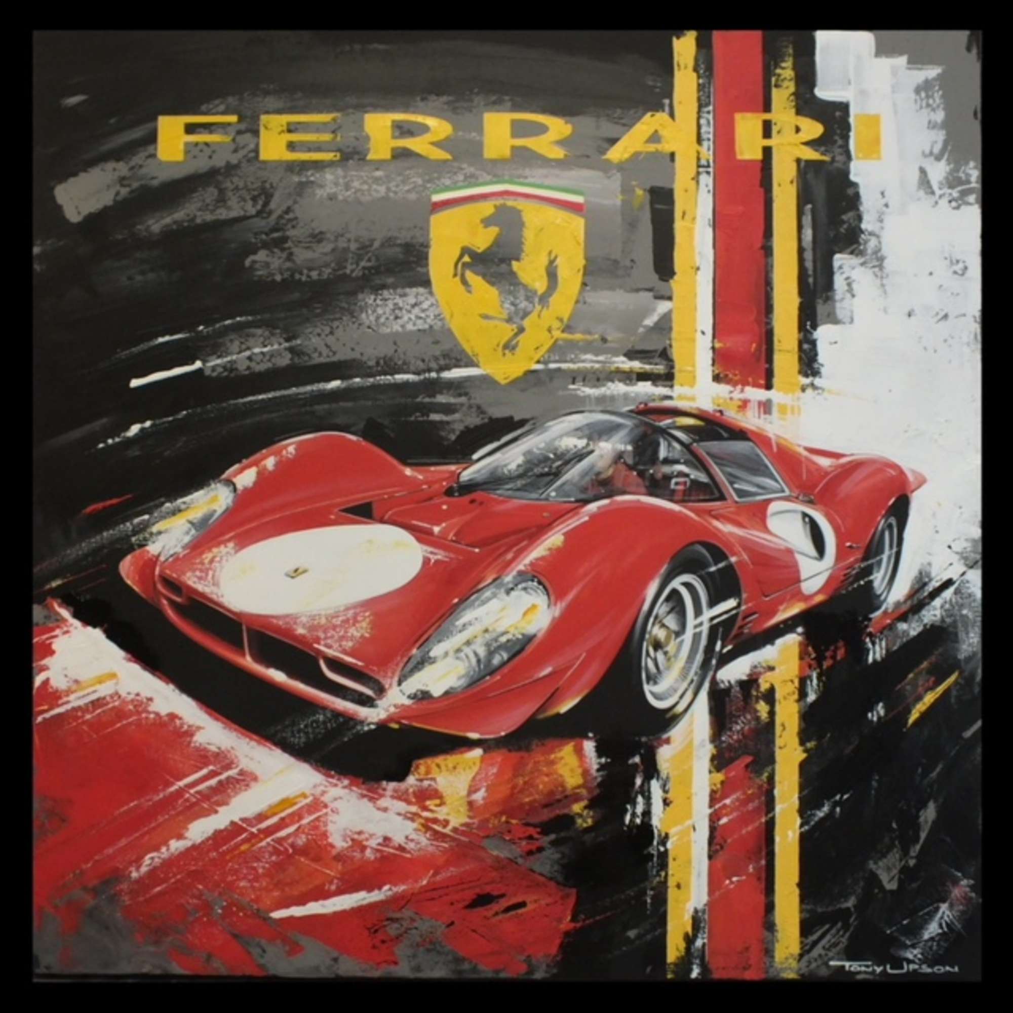 'The glorious P2'. Painting by Tony Upson.-Sold