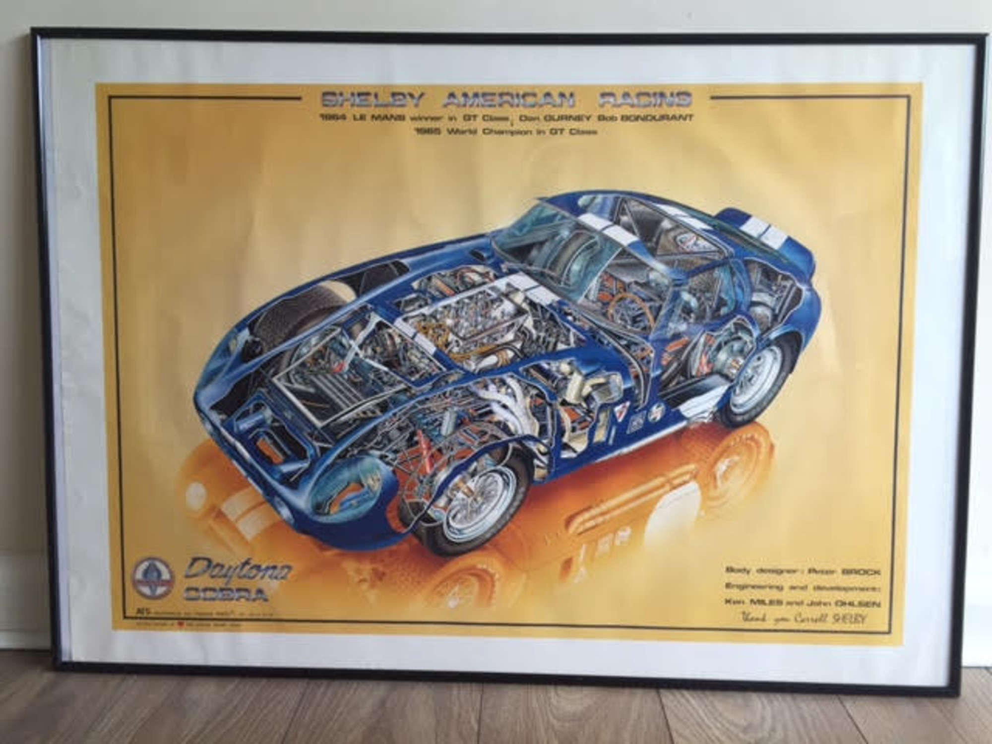 Daytona Cobra Coupé print.-Sold