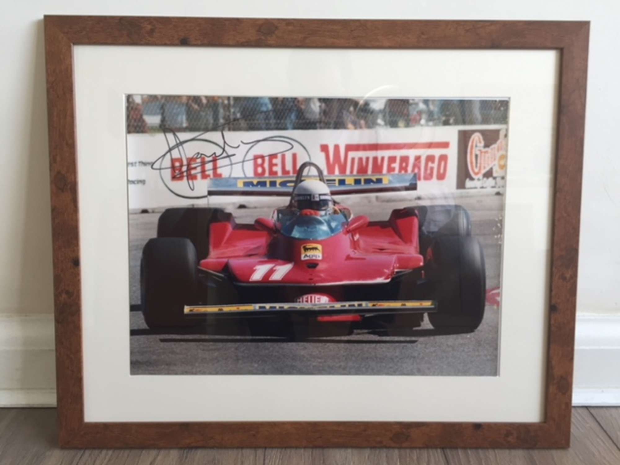 Scheckter in the 312T4.-Sold