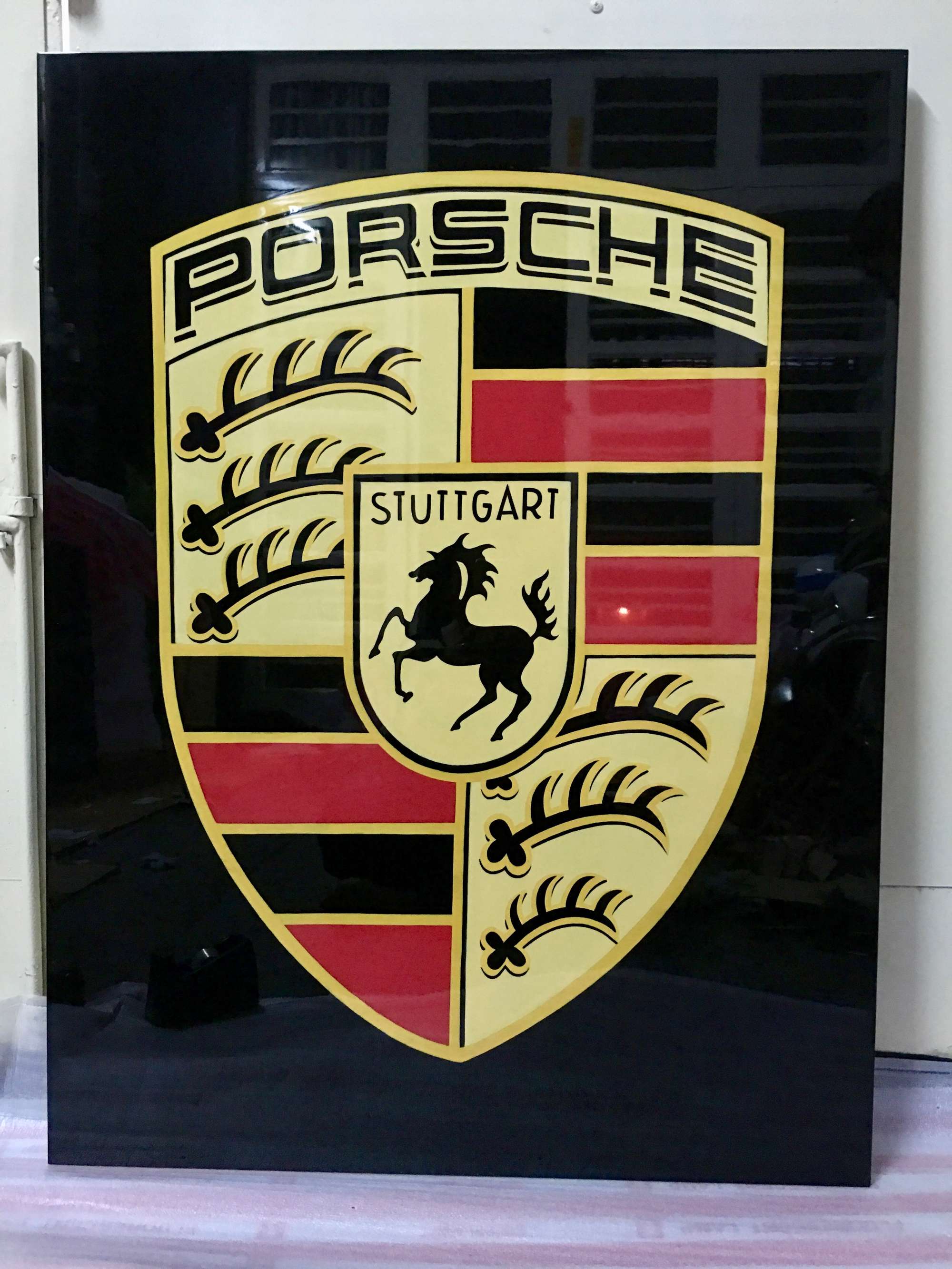 Porsche wall sign.-Sold