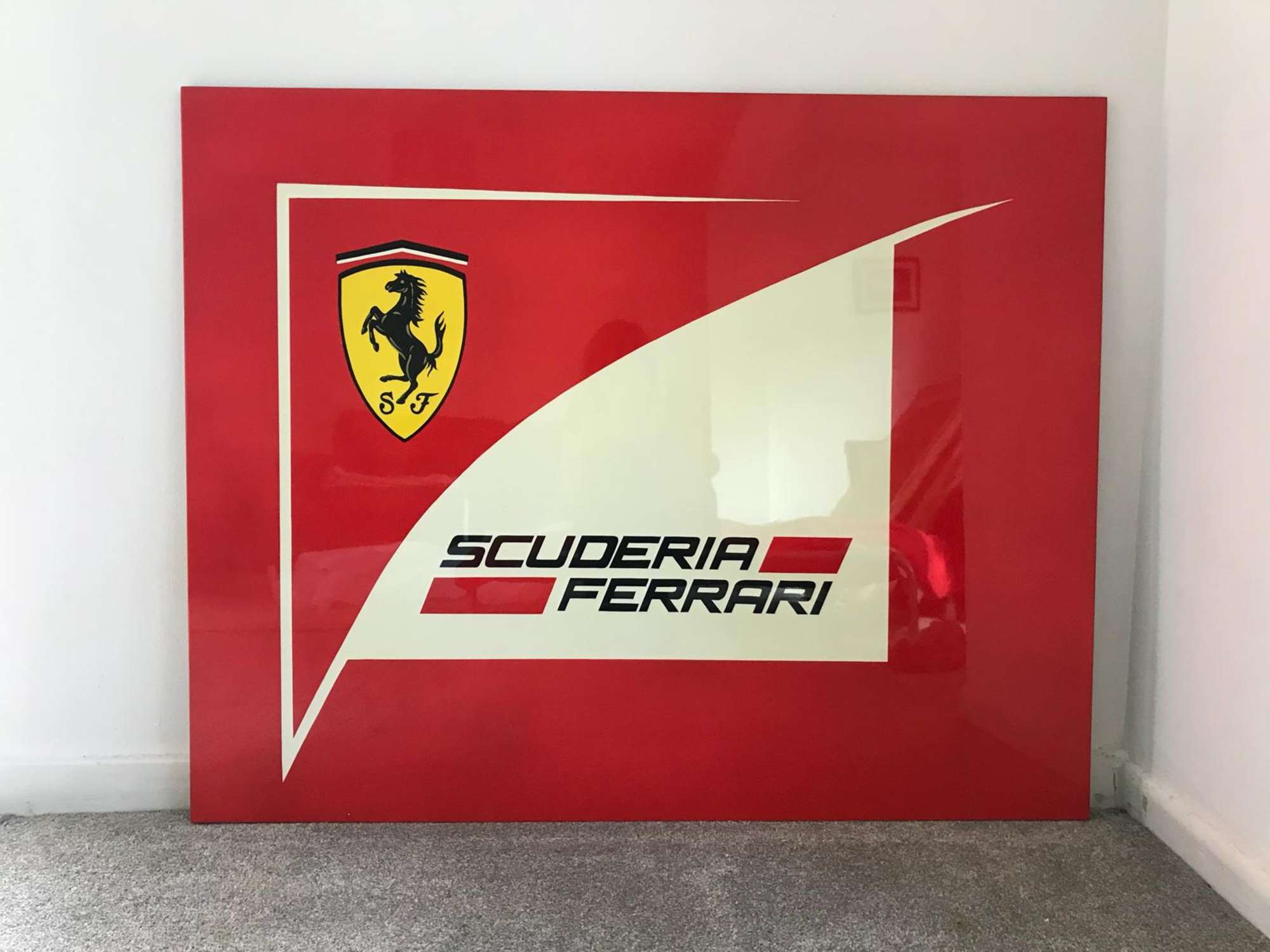 Scuderia Ferrari F1 Wall Sign.-Sold