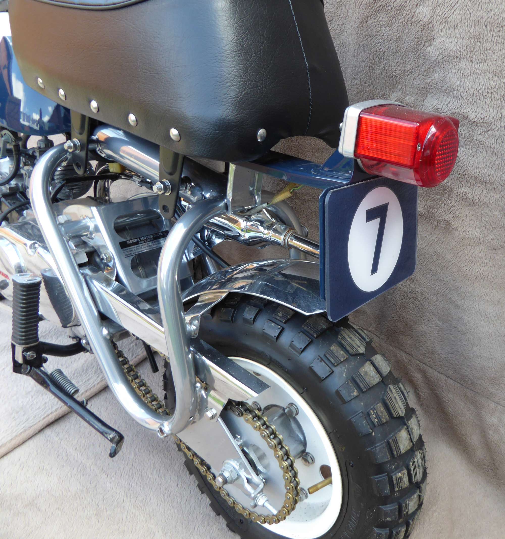 1969 Honda Z50A Mini-Trail Monkey Bike 'Sir Stirling Moss OB-Sold