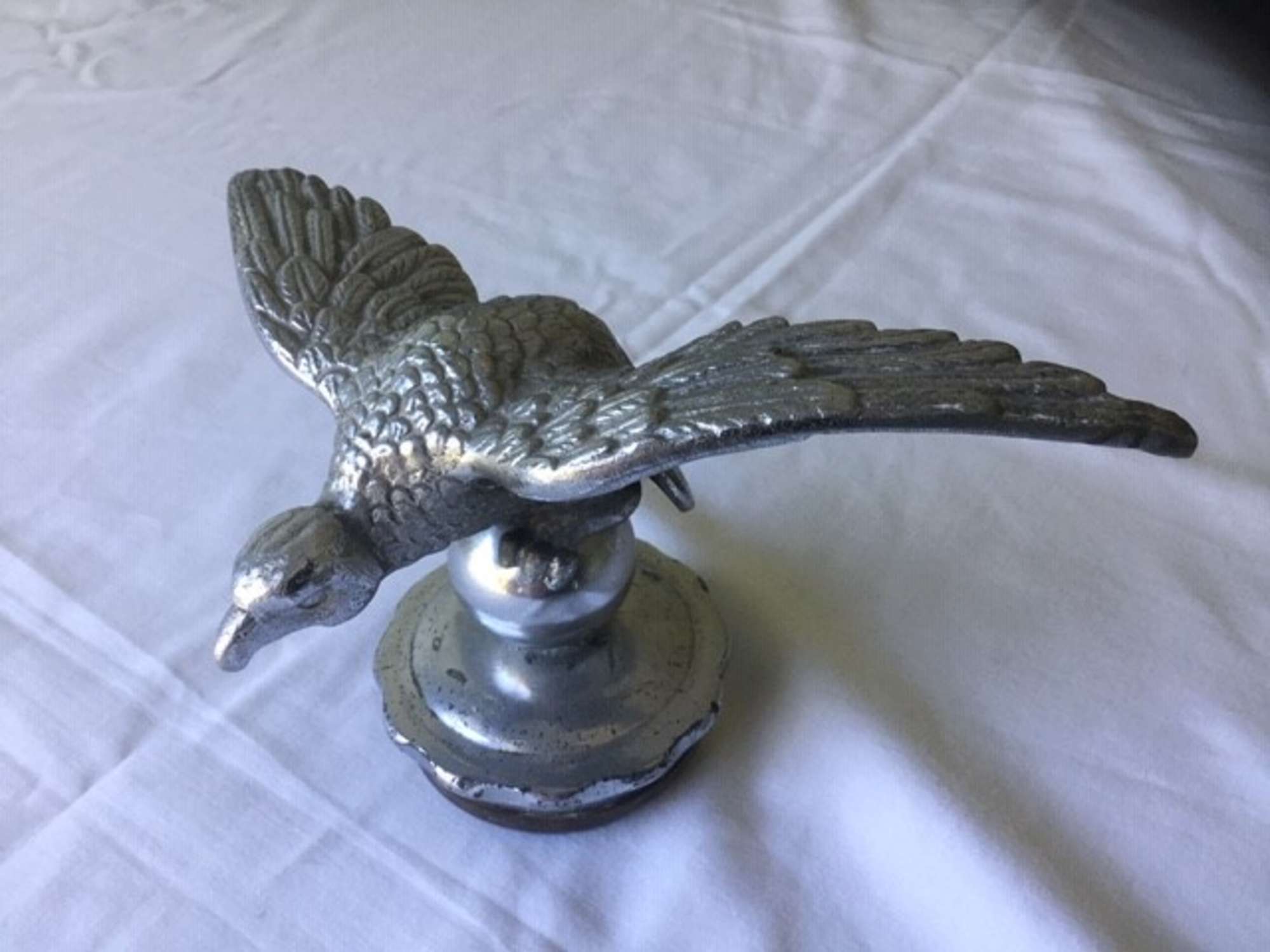 Bird with a Ball motoring mascot.-Sold