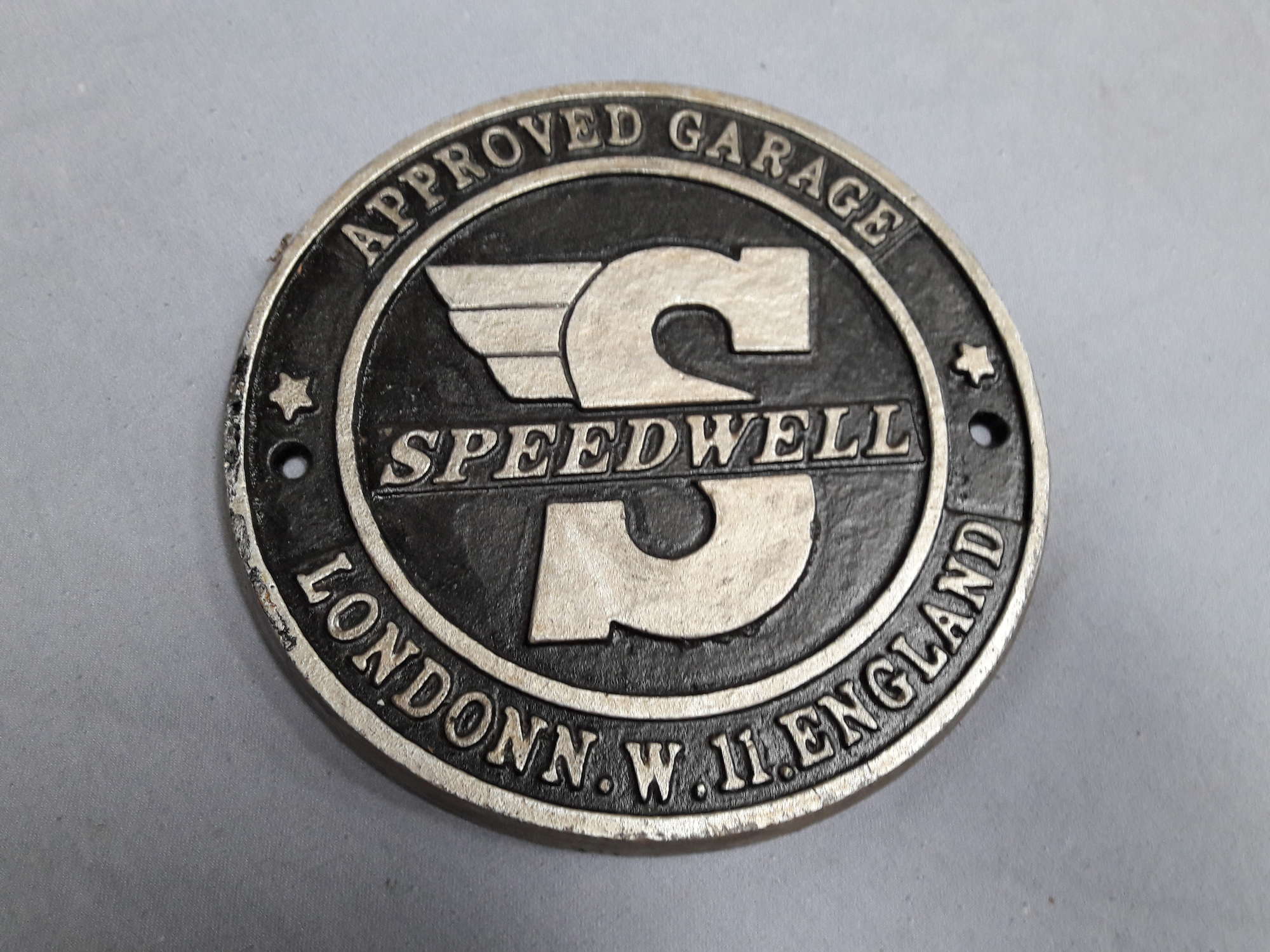 Speedwell Garage Sign-Sold