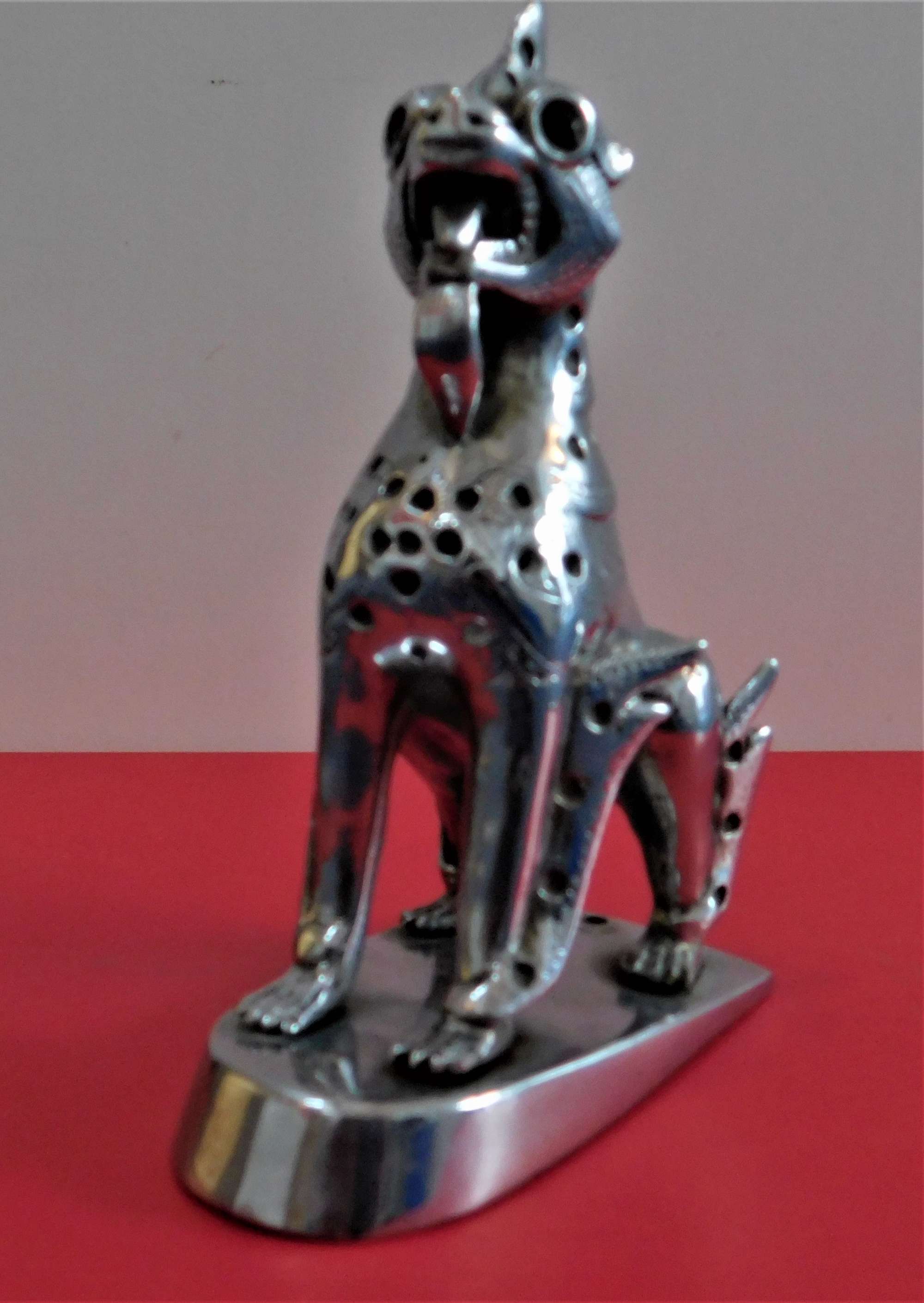Ornate Chinese "Foo Dog" car mascot.-Auction Lot