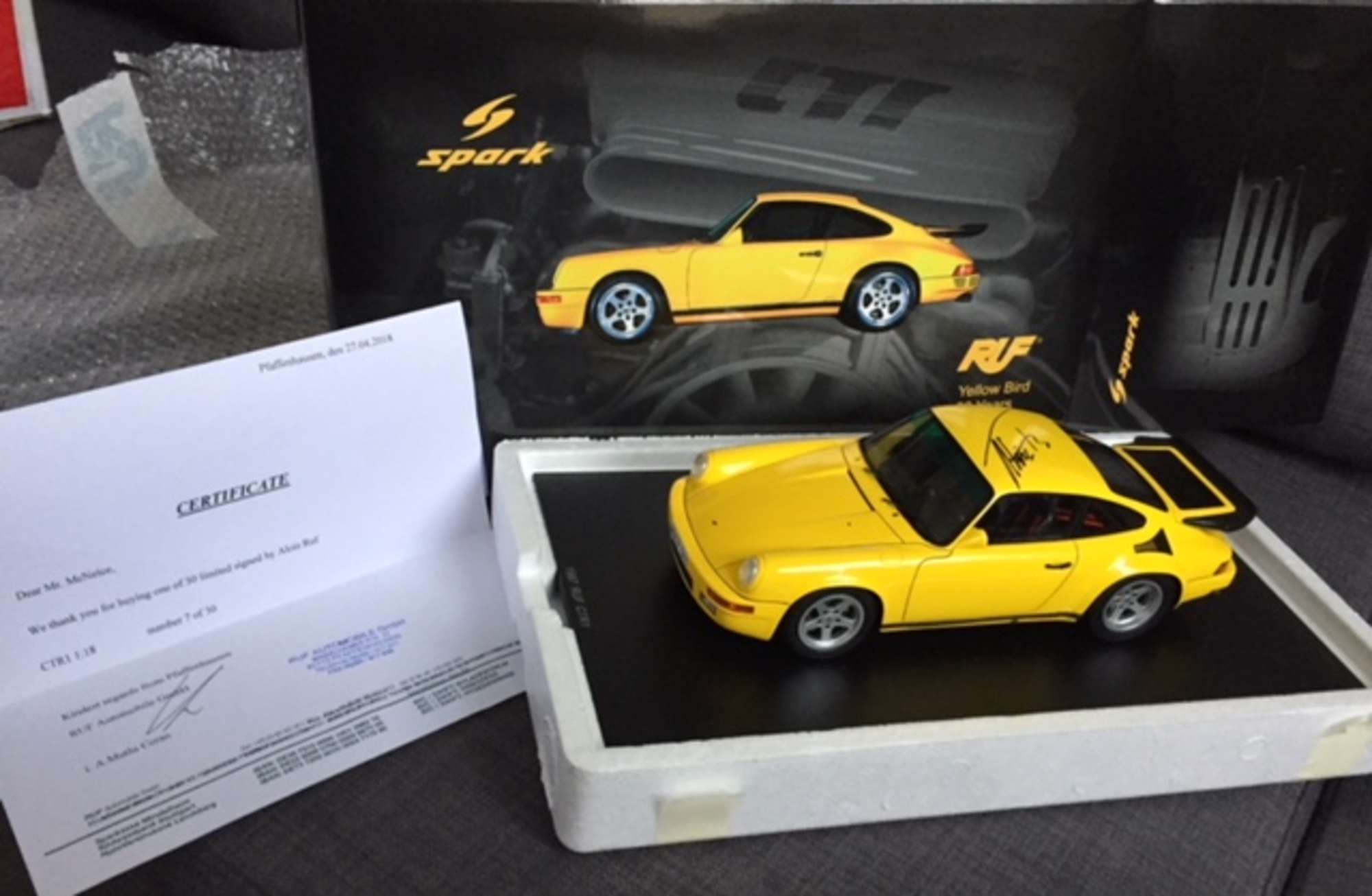 Two scale models of famous 911s-Sold