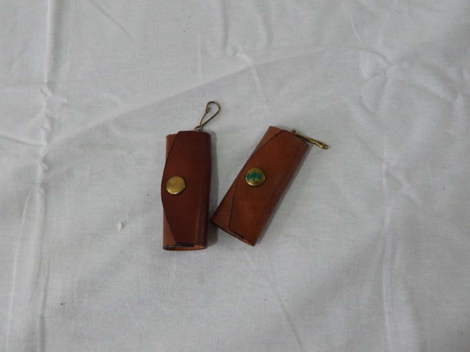 Ferrari 512 Boxer 2-piece leather luggage set.-Auction Lot