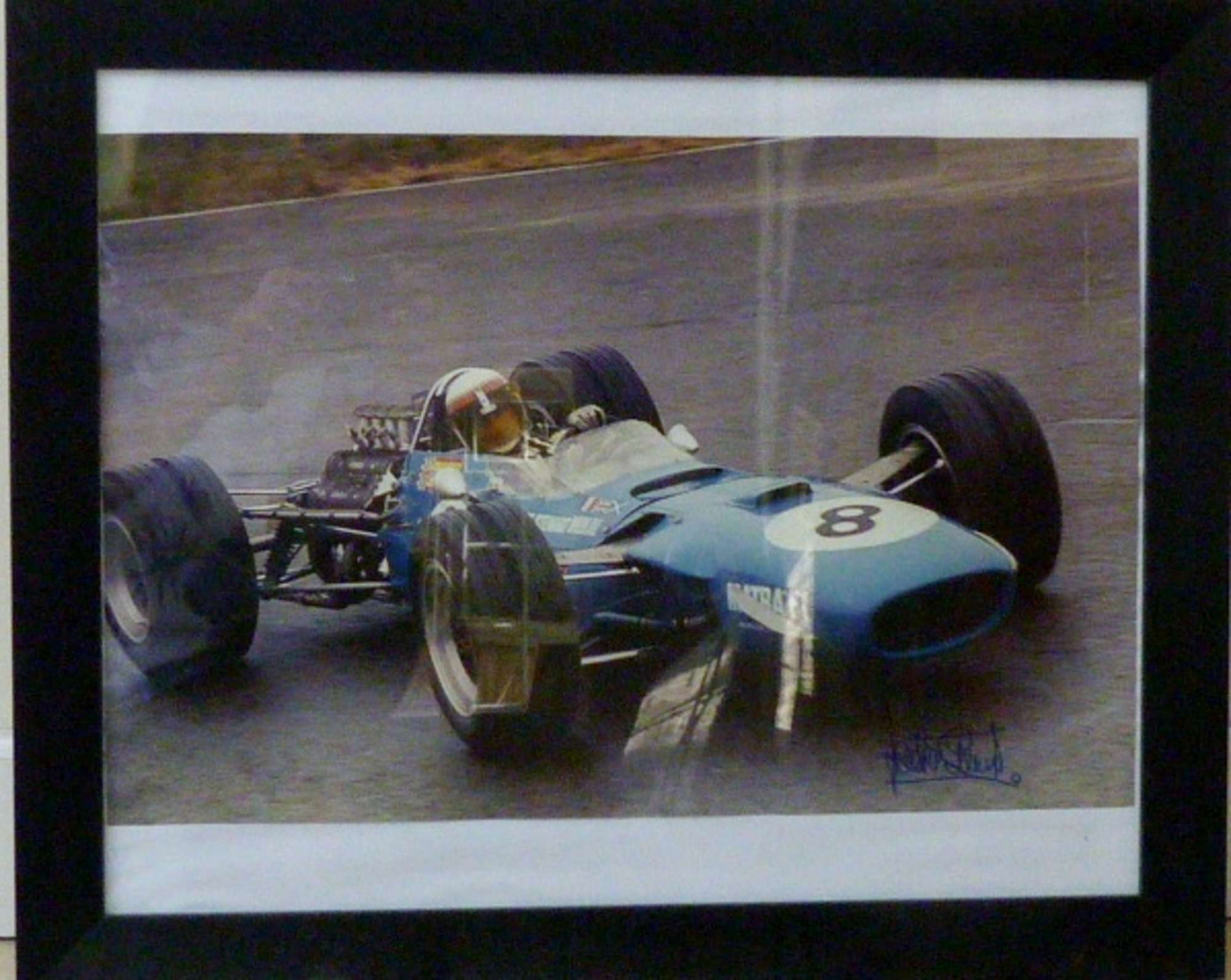 Sir Jackie Stewart- Matra Ford photograph.-Auction Lot