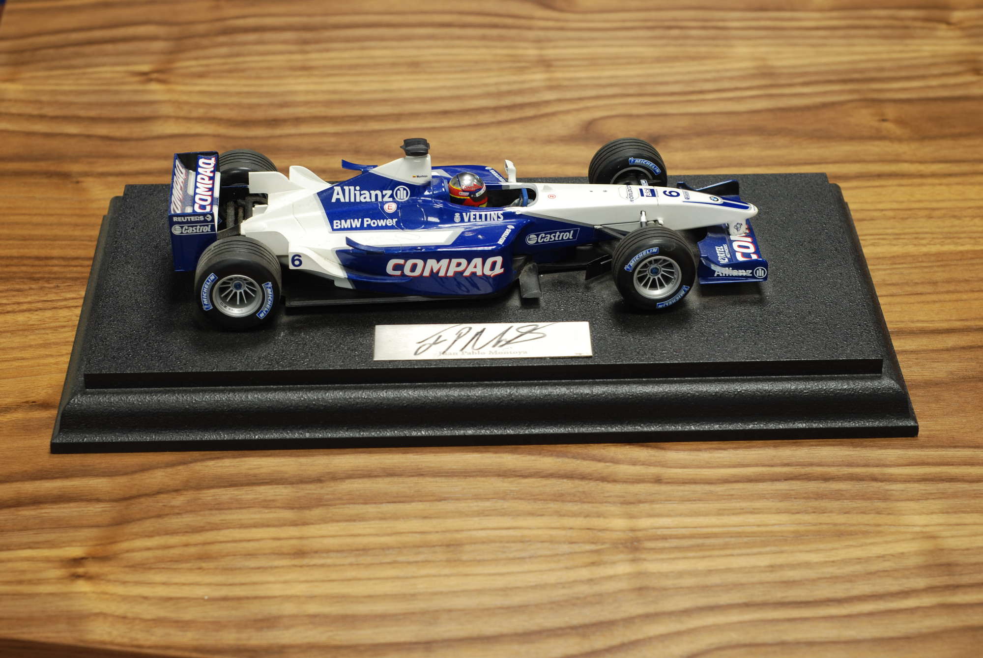 Juan Pablo Montoya scale model-Sold