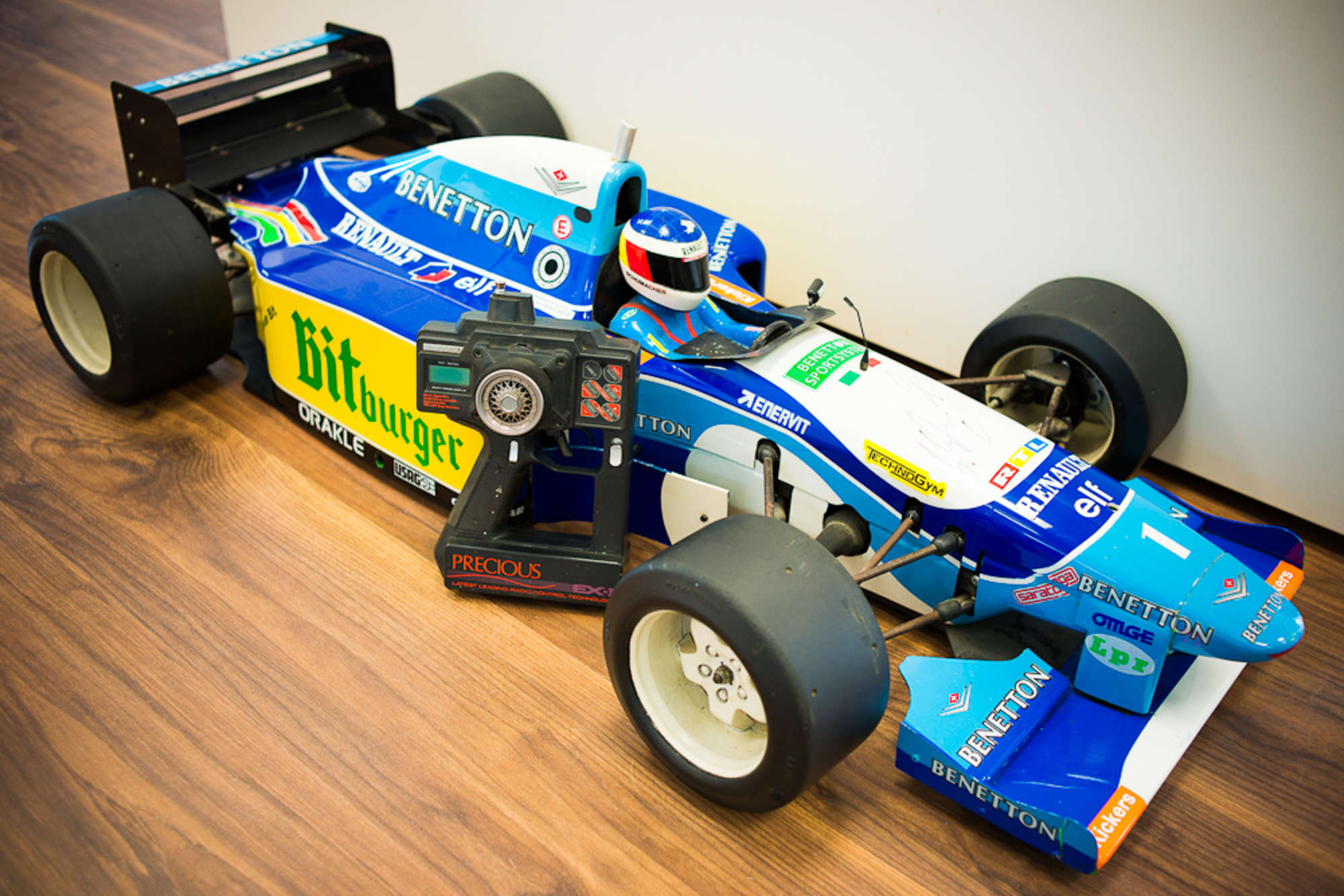 Michael Schumacher Radio-Controlled Bennetton F1 Car-Sold