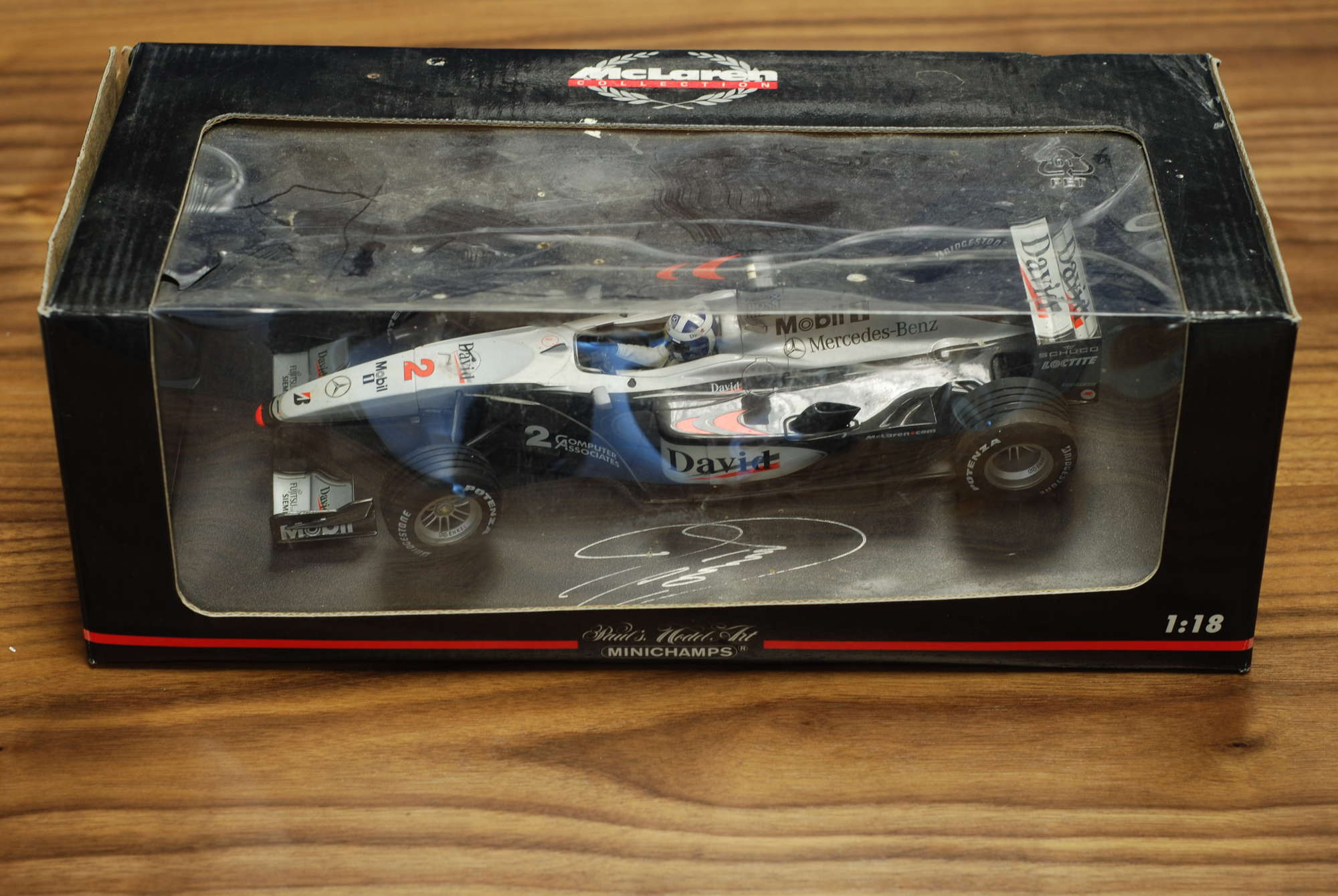David Coulthard McLaren GP car model-Sold