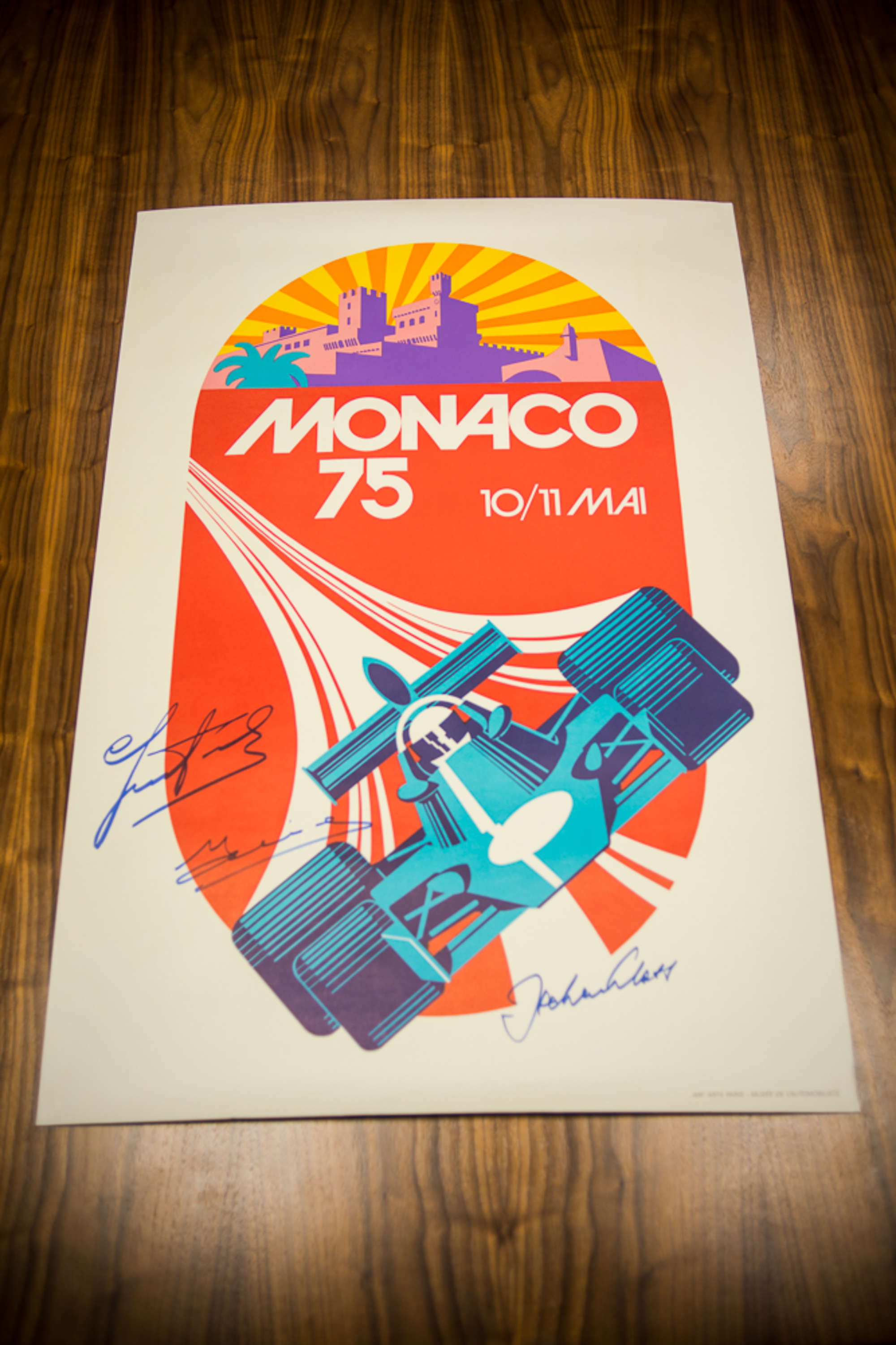 Five high quality Monaco posters & beautiful Bugatti Print-Sold