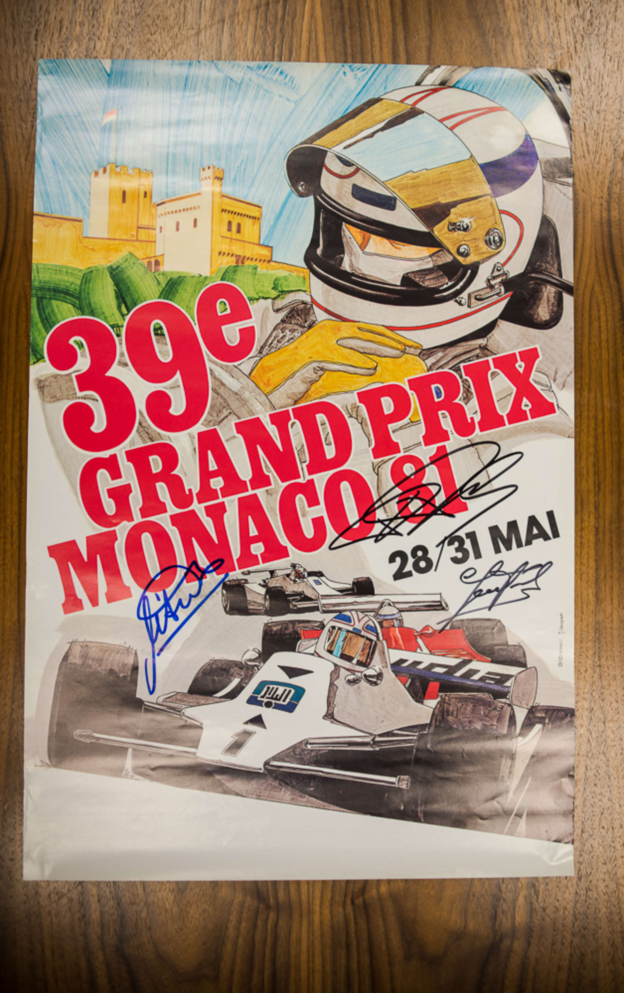 Five high quality Monaco posters & beautiful Bugatti Print-Sold