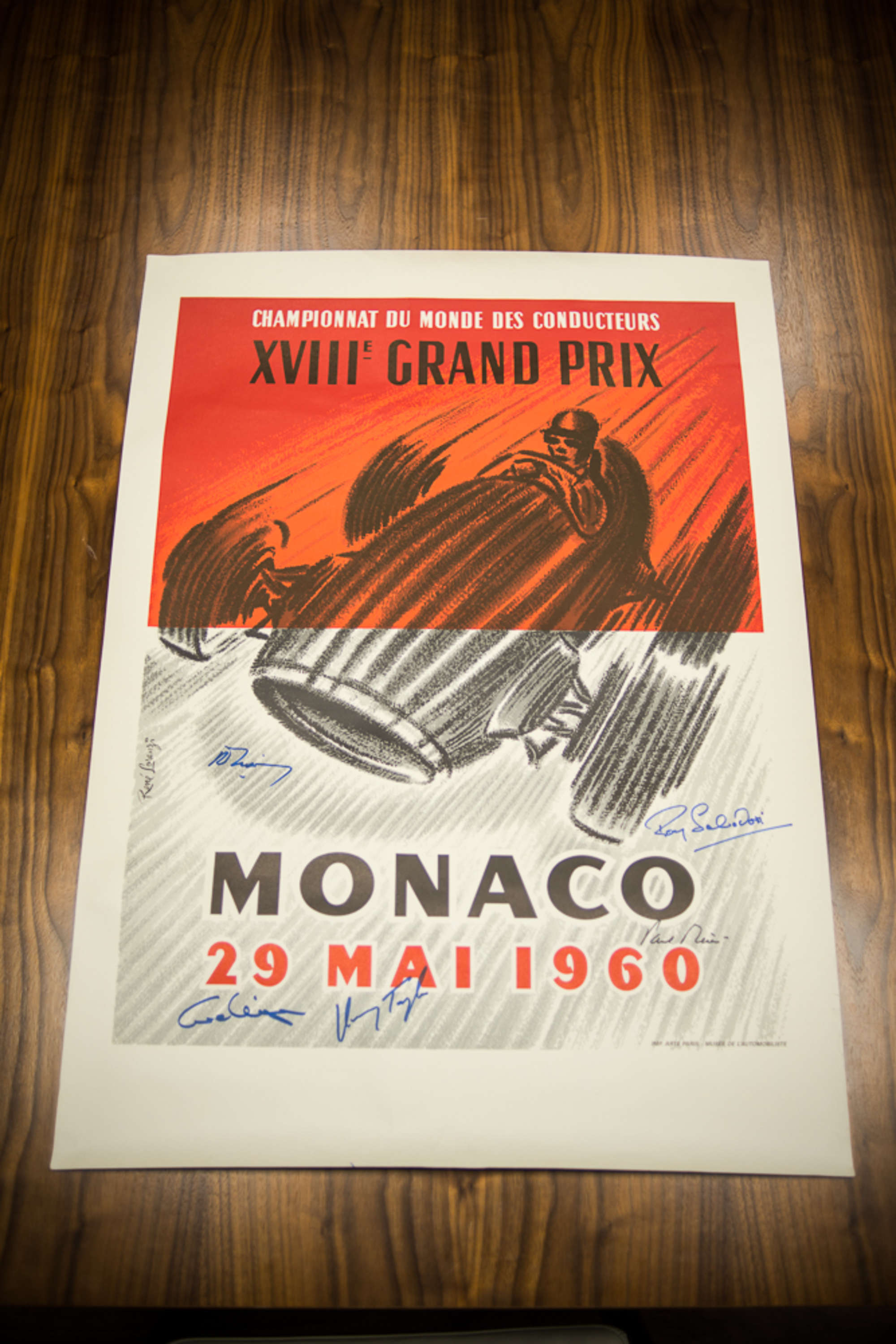 Five high quality Monaco posters & beautiful Bugatti Print-Sold