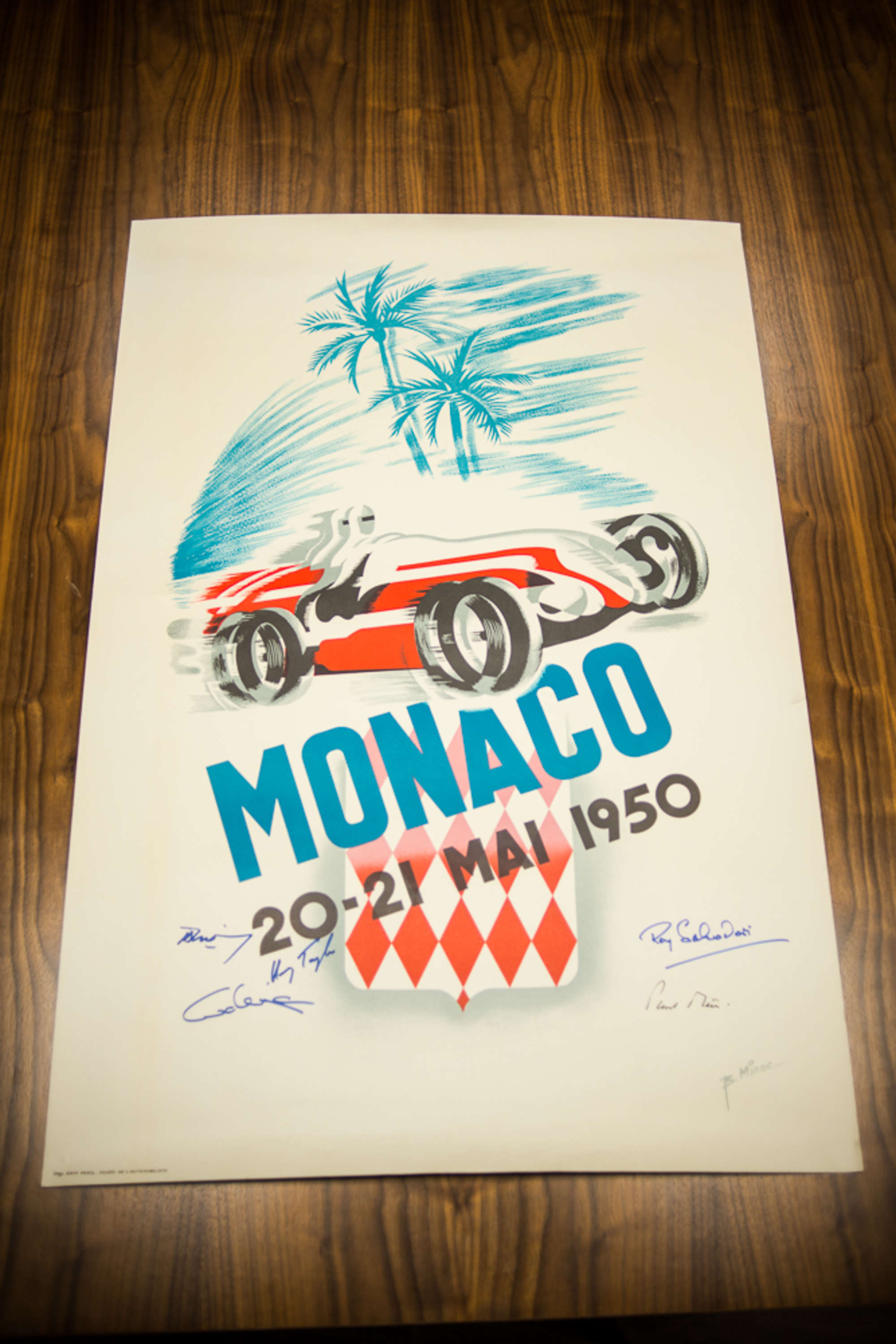 Five high quality Monaco posters & beautiful Bugatti Print-Sold