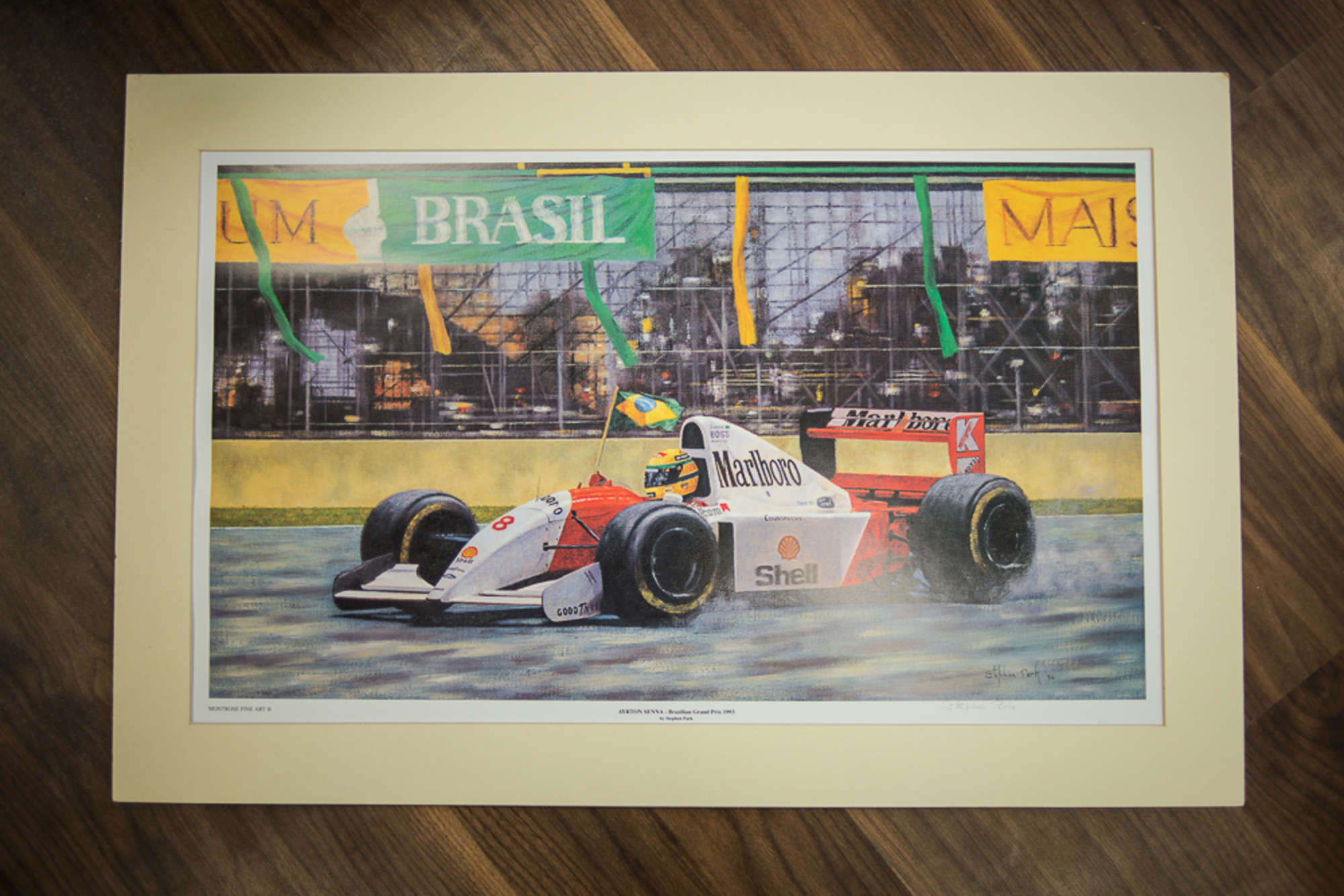 Print of Ayrton Senna-Auction Lot