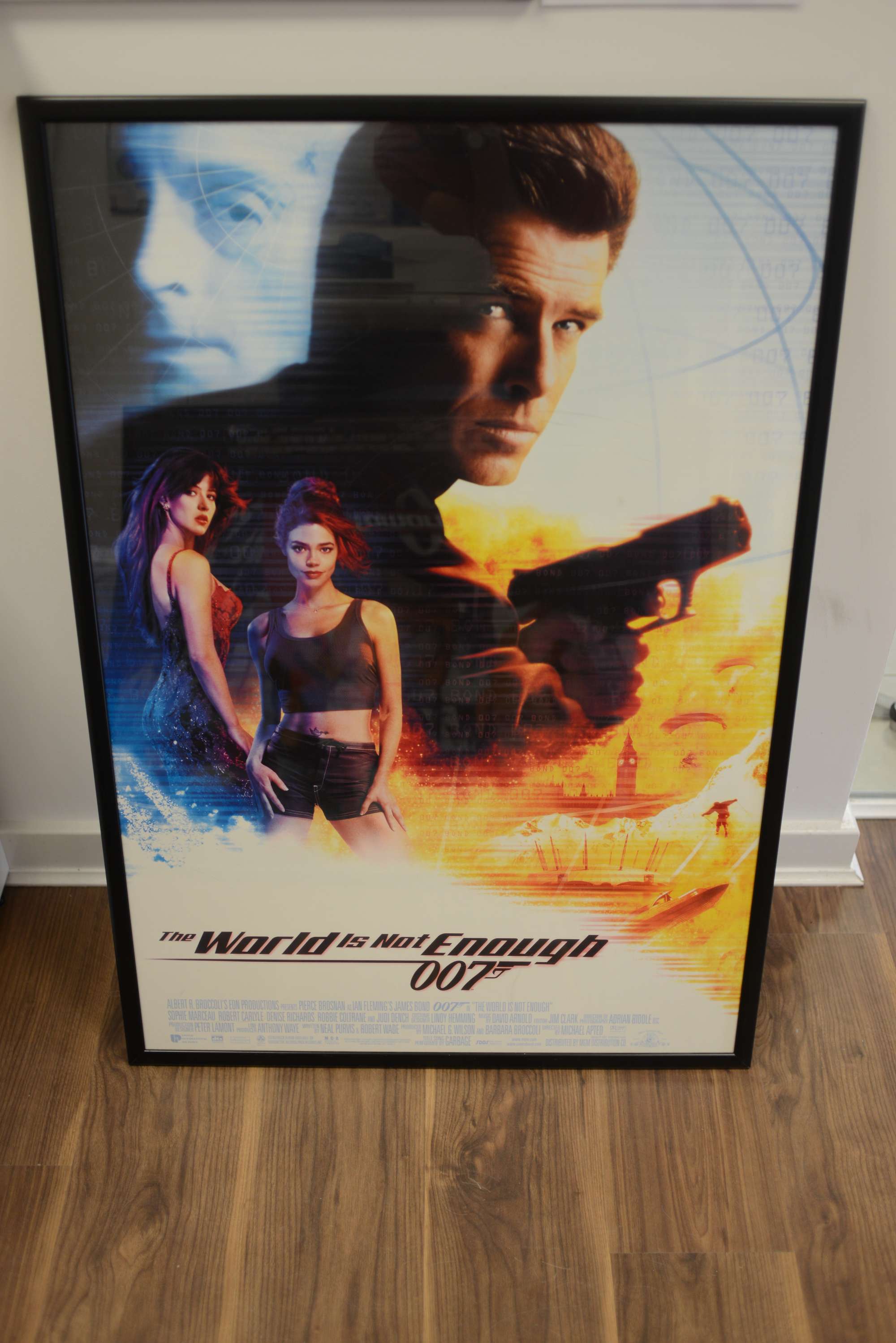 A selection of James Bond '007' framed posters-Sold