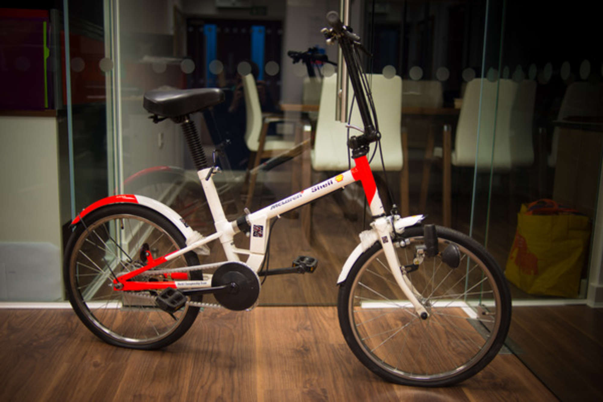 LATE ENTRY - Lot 120A - McLaren F1 Team folding paddock bicy-Auction Lot