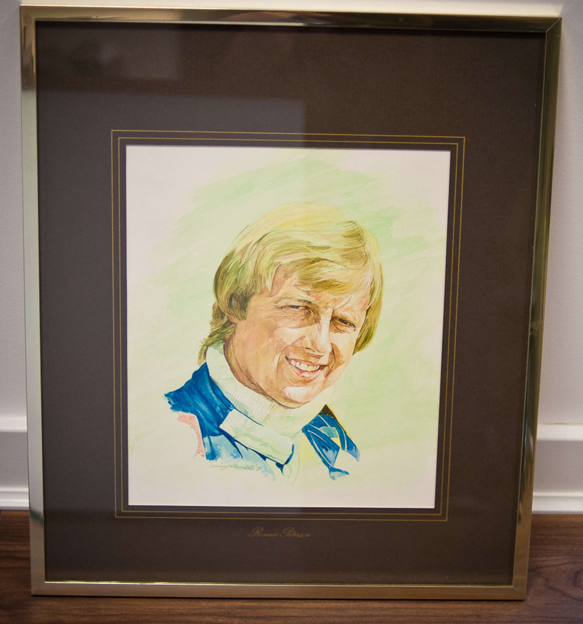 Ronnie Peterson Portrait-Auction Lot