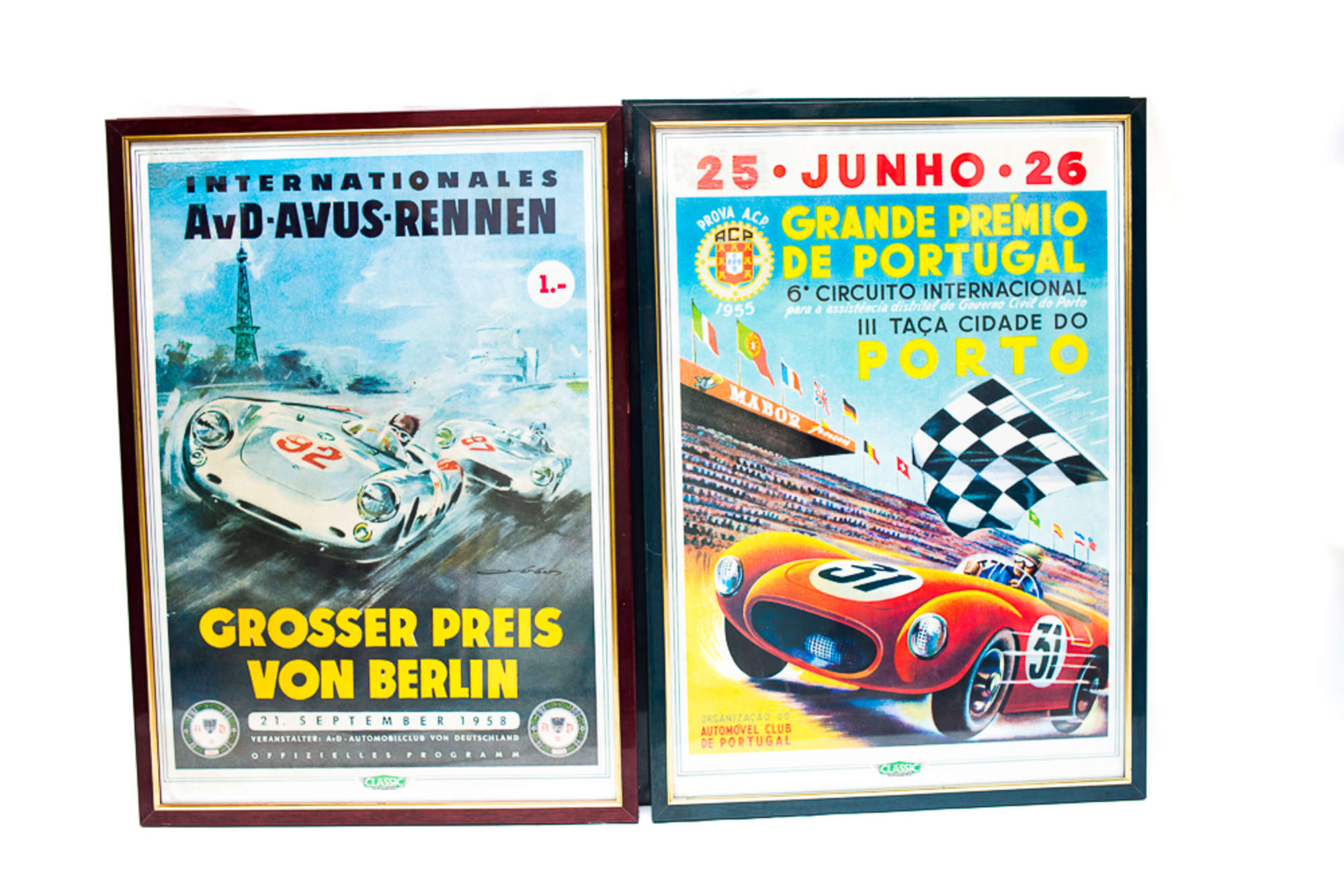 Four Classic Motoring Prints-Sold