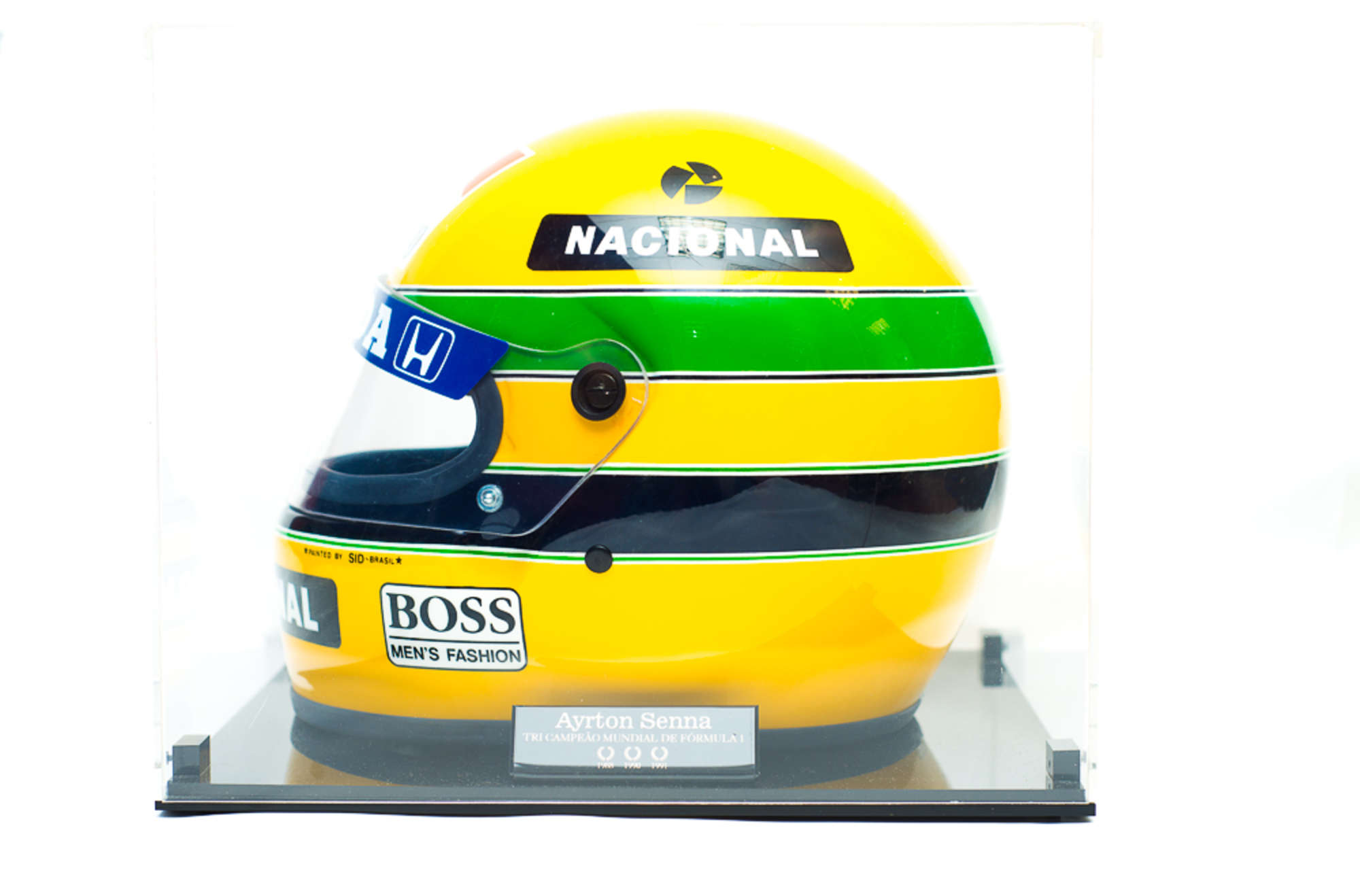 Ayrton Senna Replica Helmet-Auction Lot