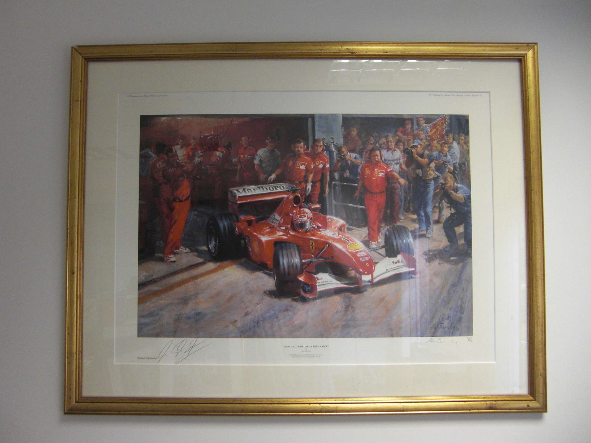 Michael Schumacher Print by 