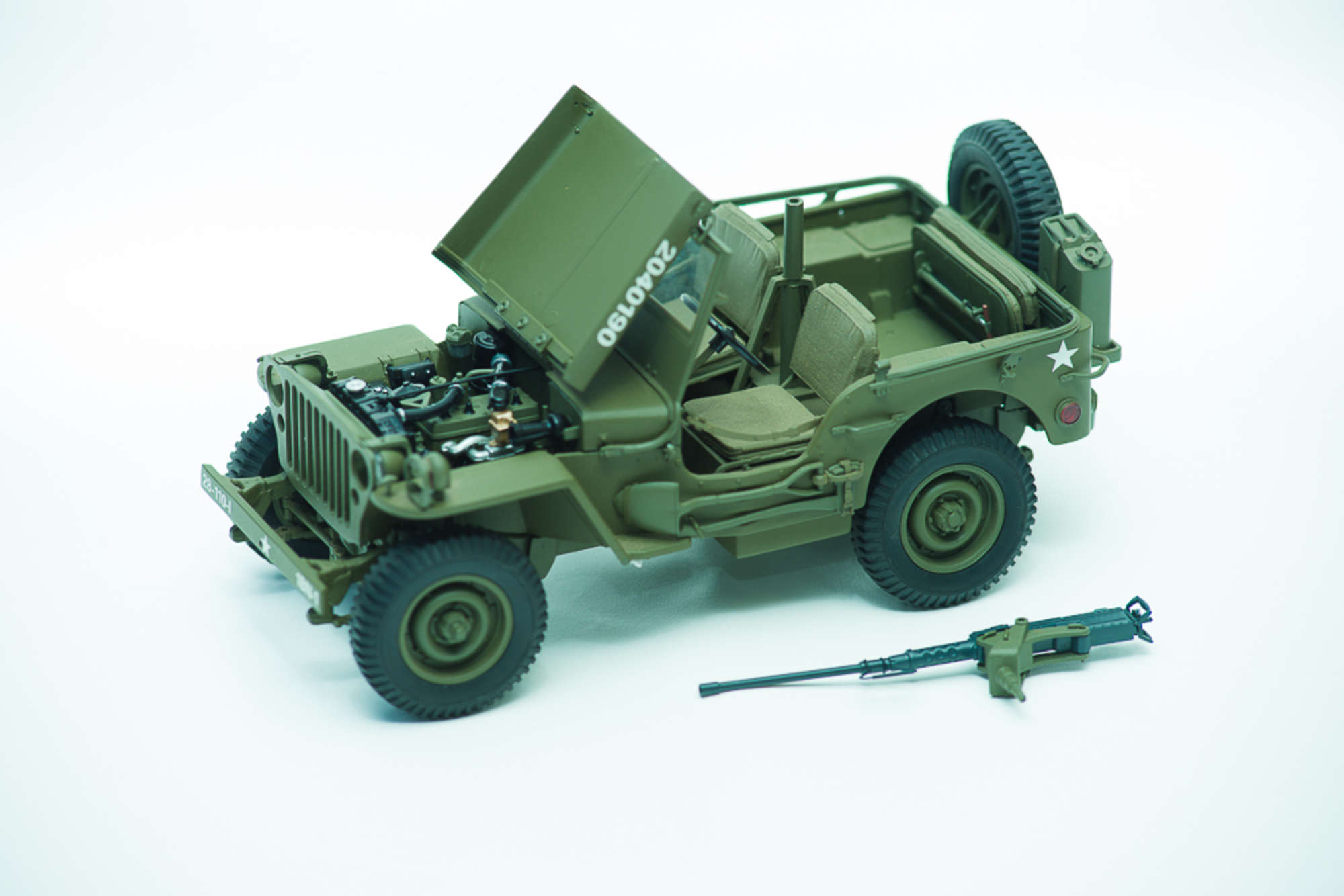 c1944 World War II Jeep Motor Vehicle Replica-Sold