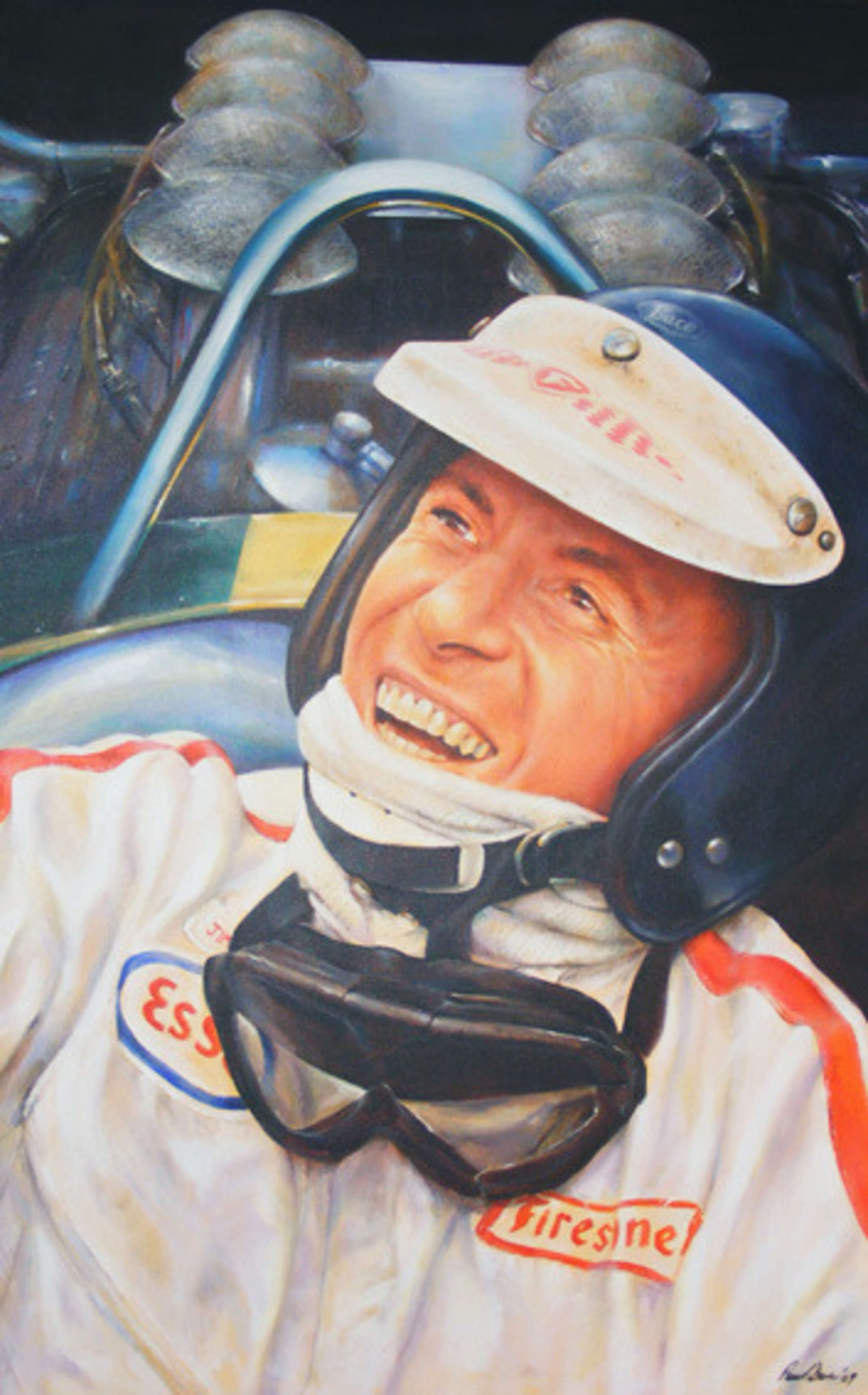 Jim Clark Original Paul Dove Painting-Sold