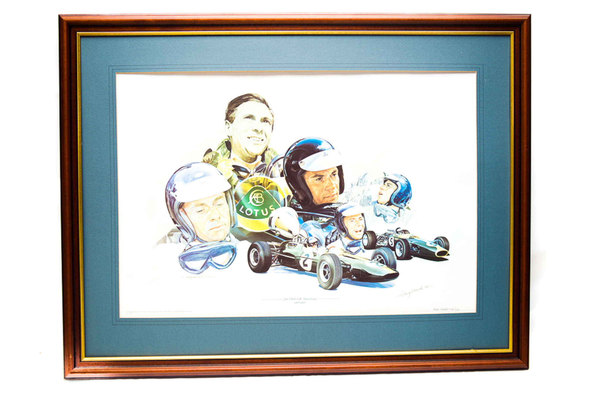 A Jim Clark Profile Print-Sold