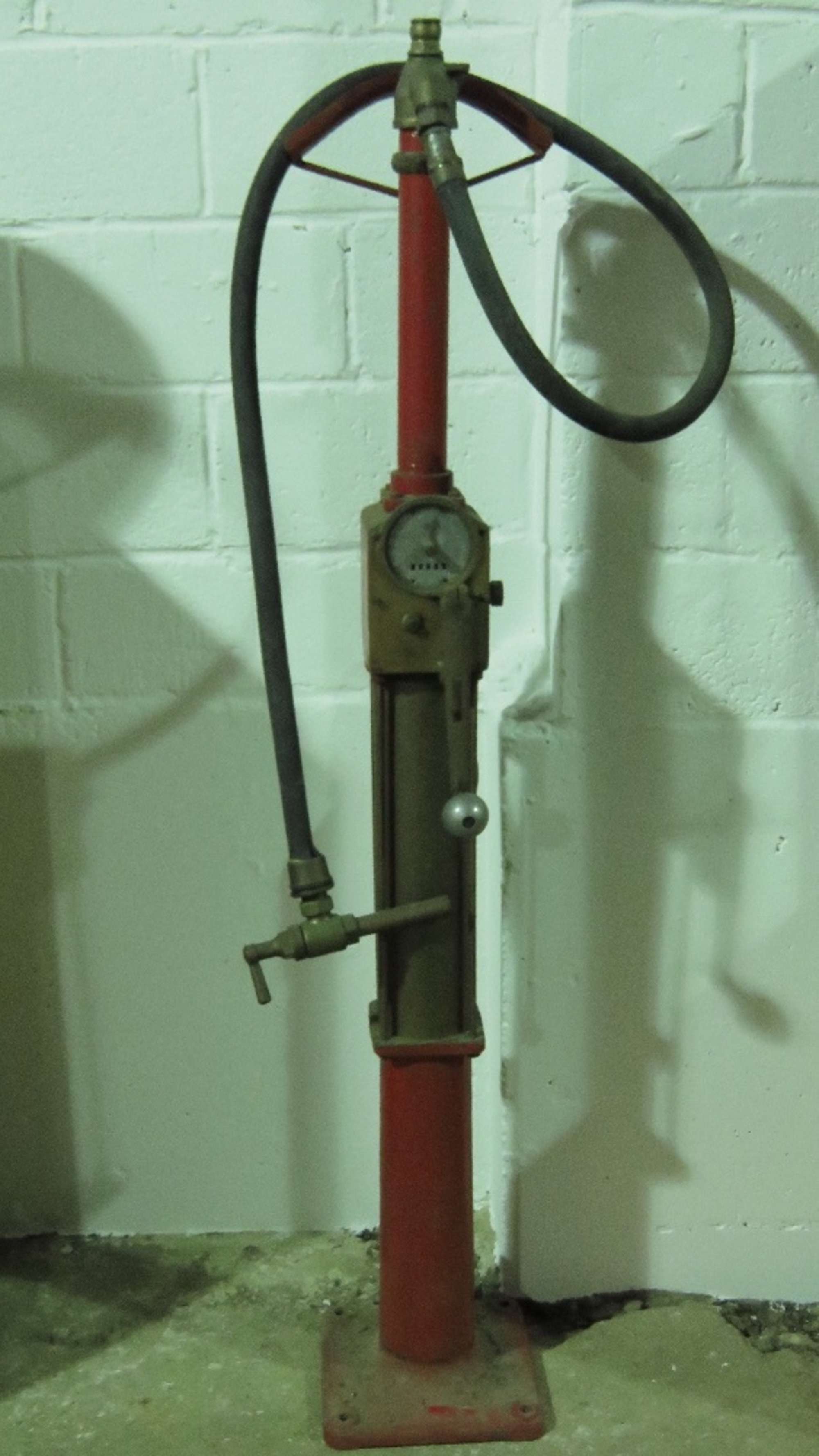 c1930s Hand- crank petrol pump-Auction Lot